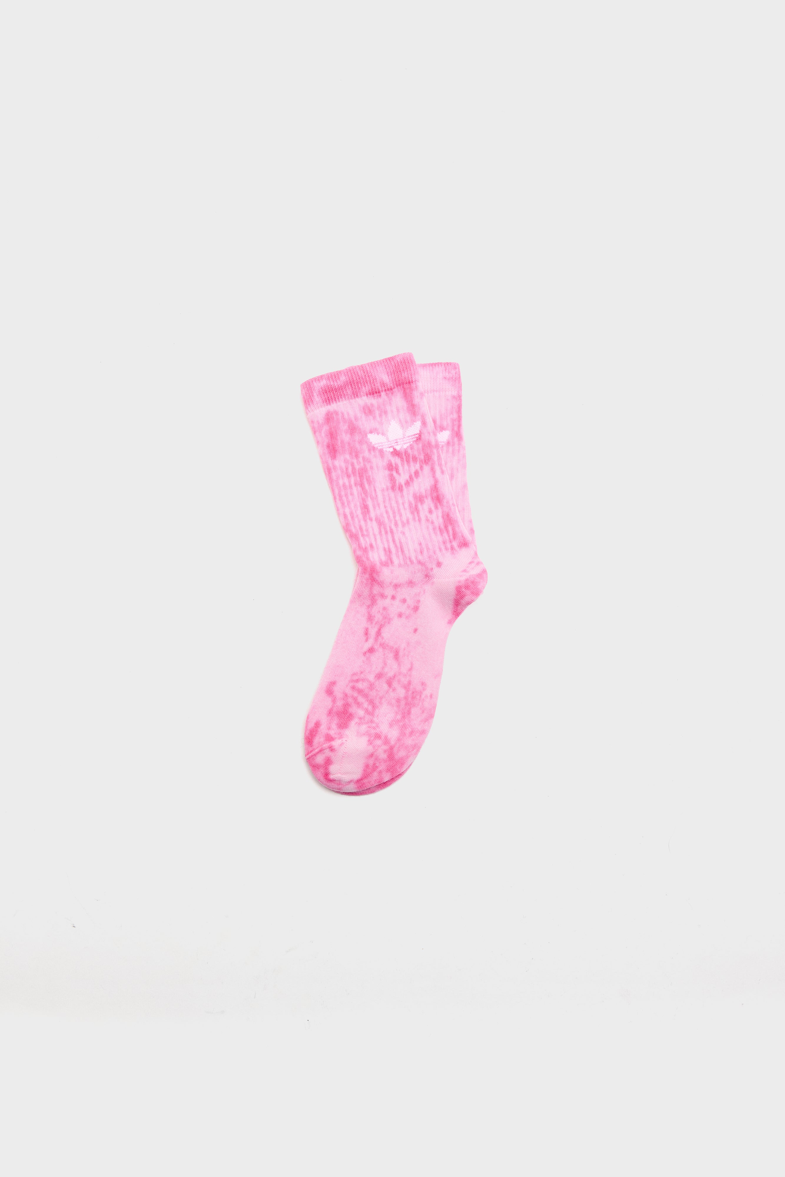 Tye Dye Crew Socks for Women (261 / W / PINK)