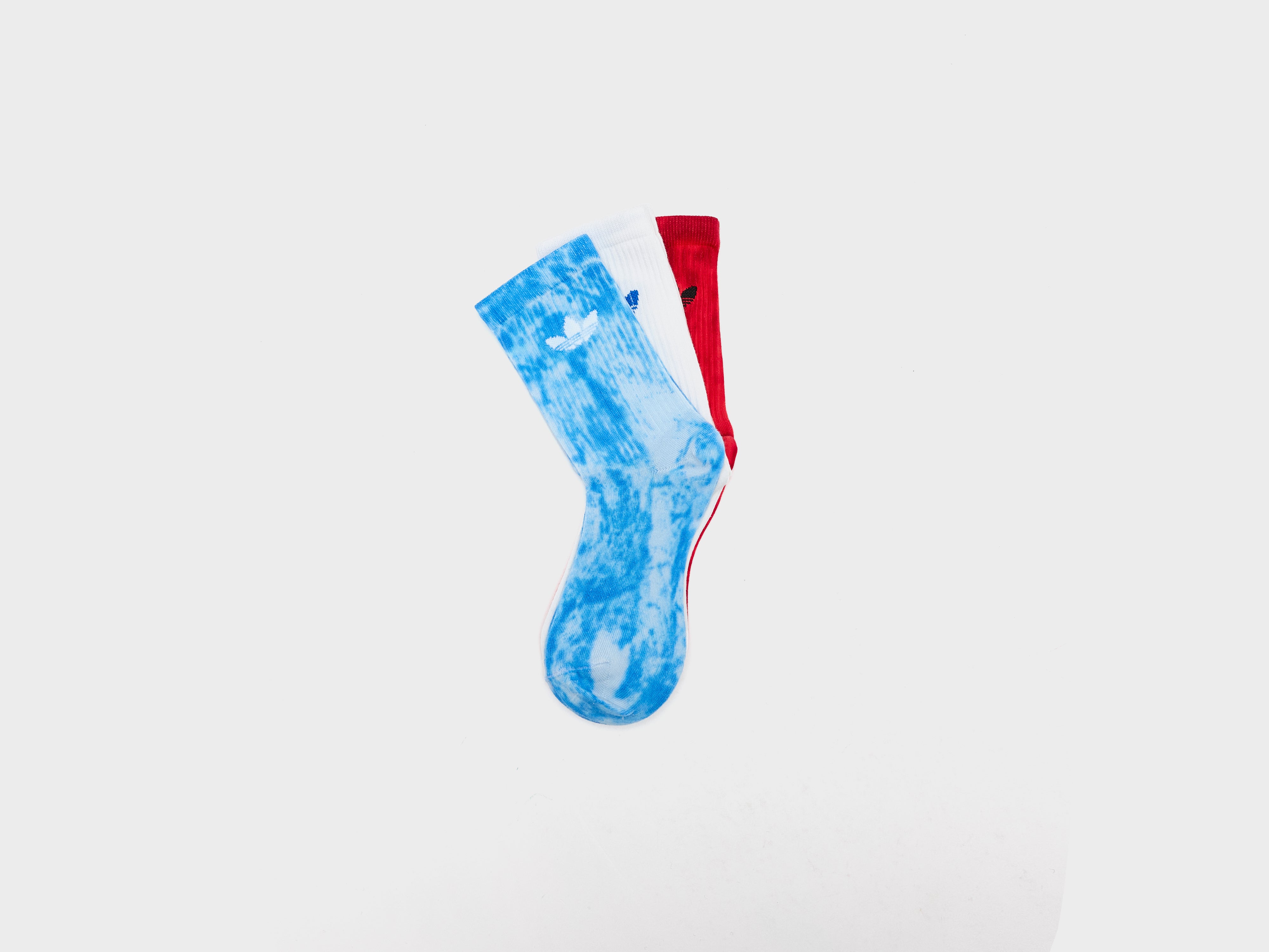 Tye Dye Crew Sokken voor Dames (261 / W / MULTICOLOR)