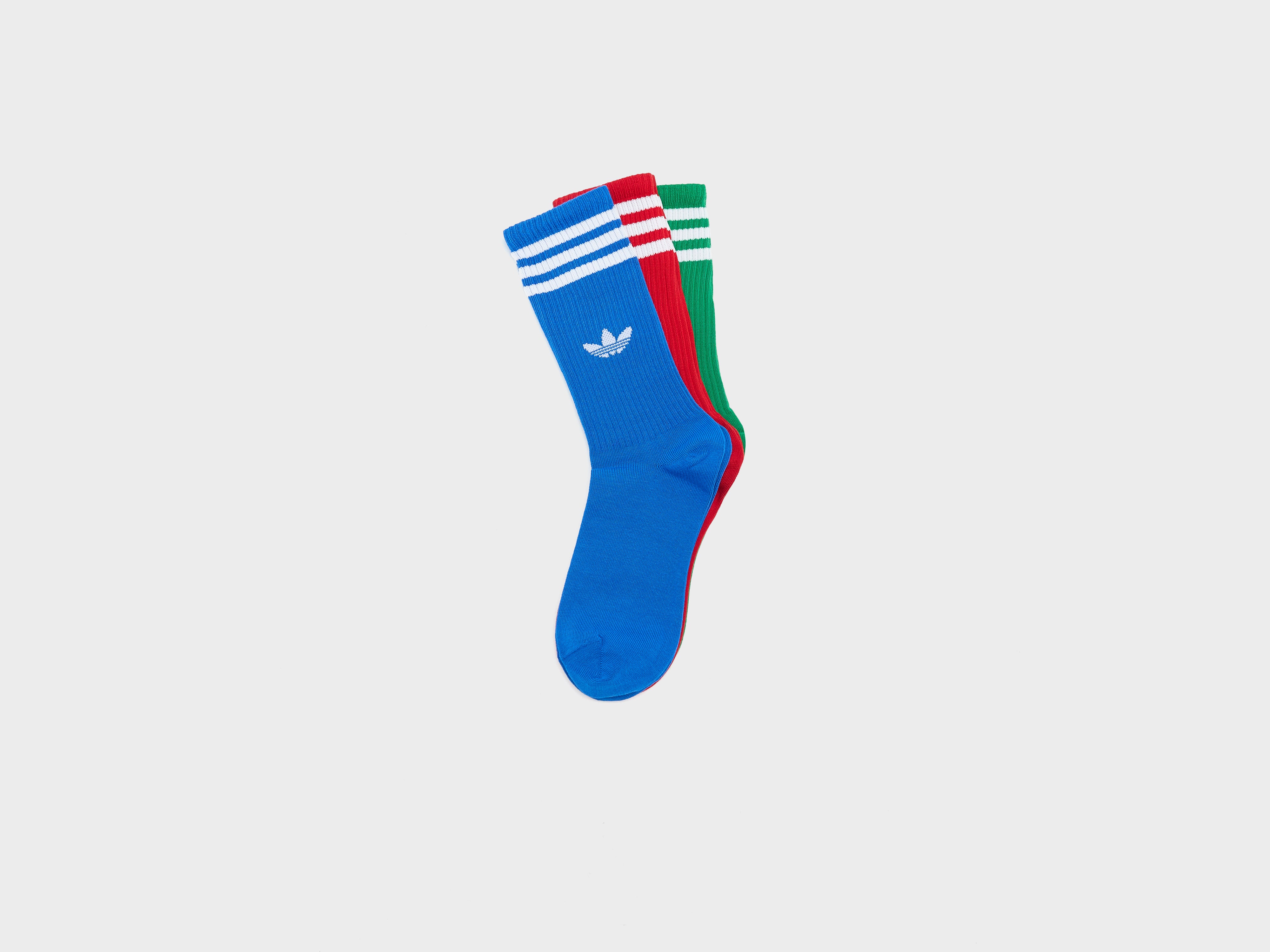 Chaussettes Montantes 3 Bandes pour Homme (261 / M / MULTICOLOR)