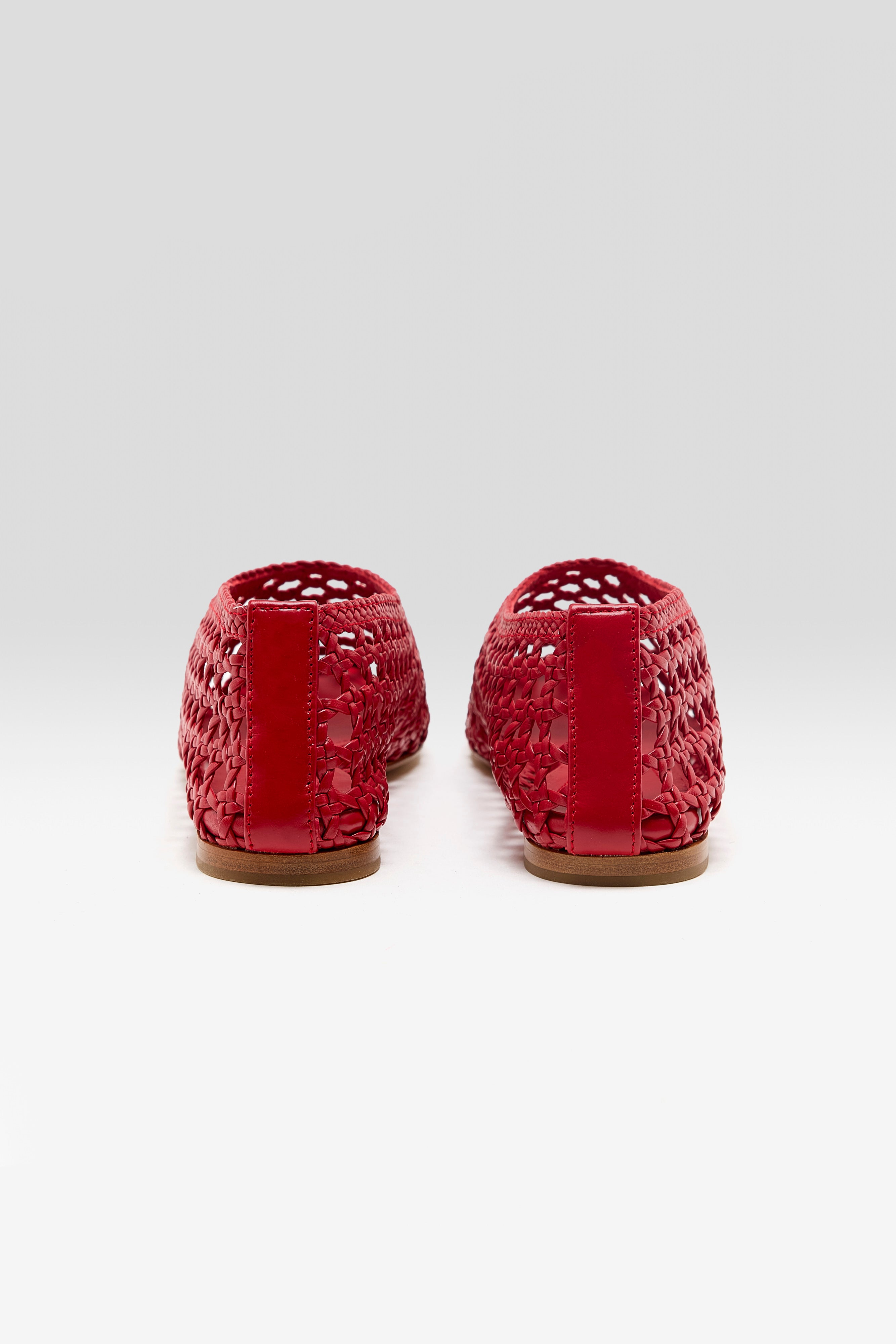 Ava Ballet Flats (261 / W / RED)