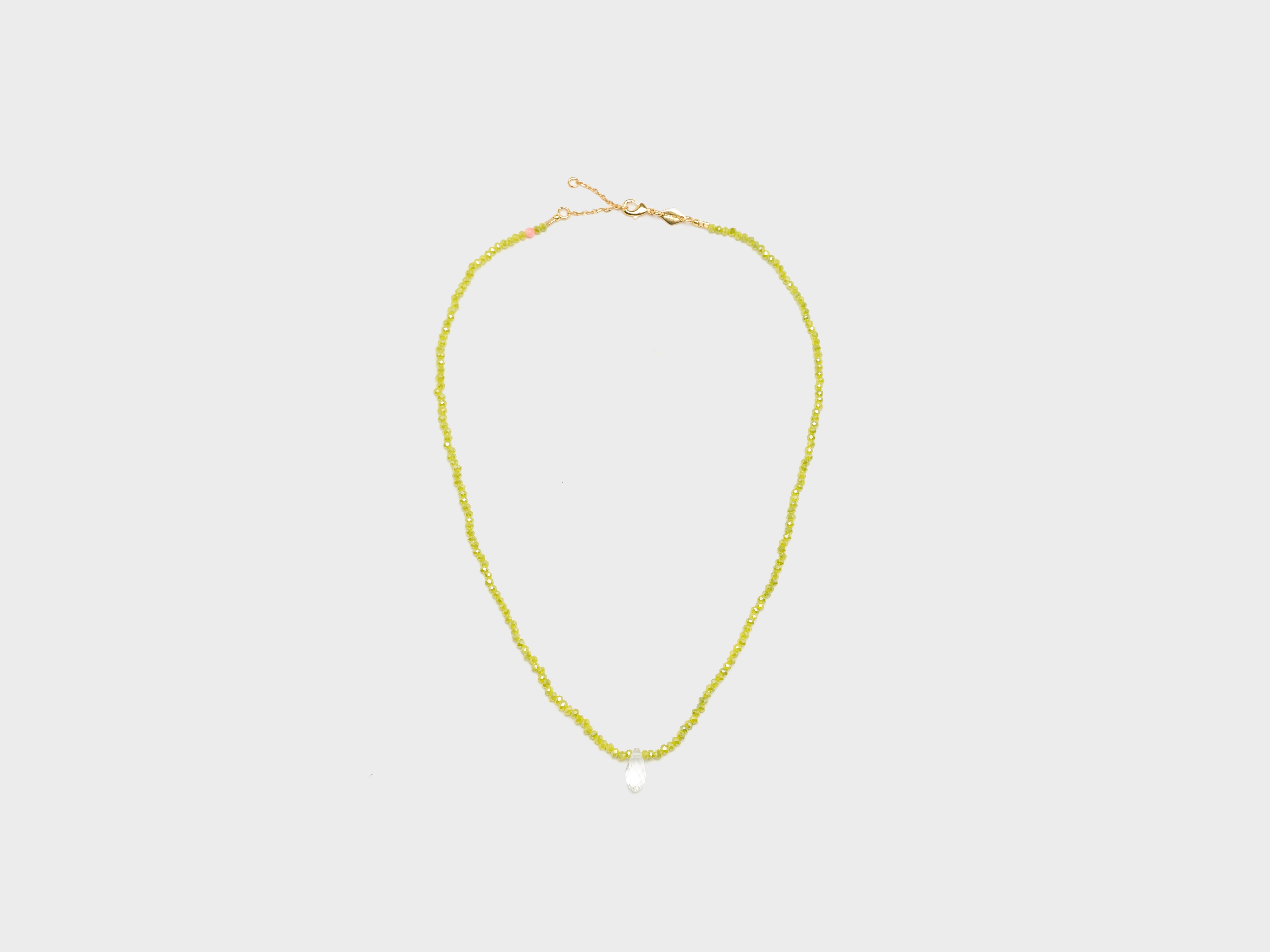 Cosmic Cactus Necklace (261 / W / OLIVE)