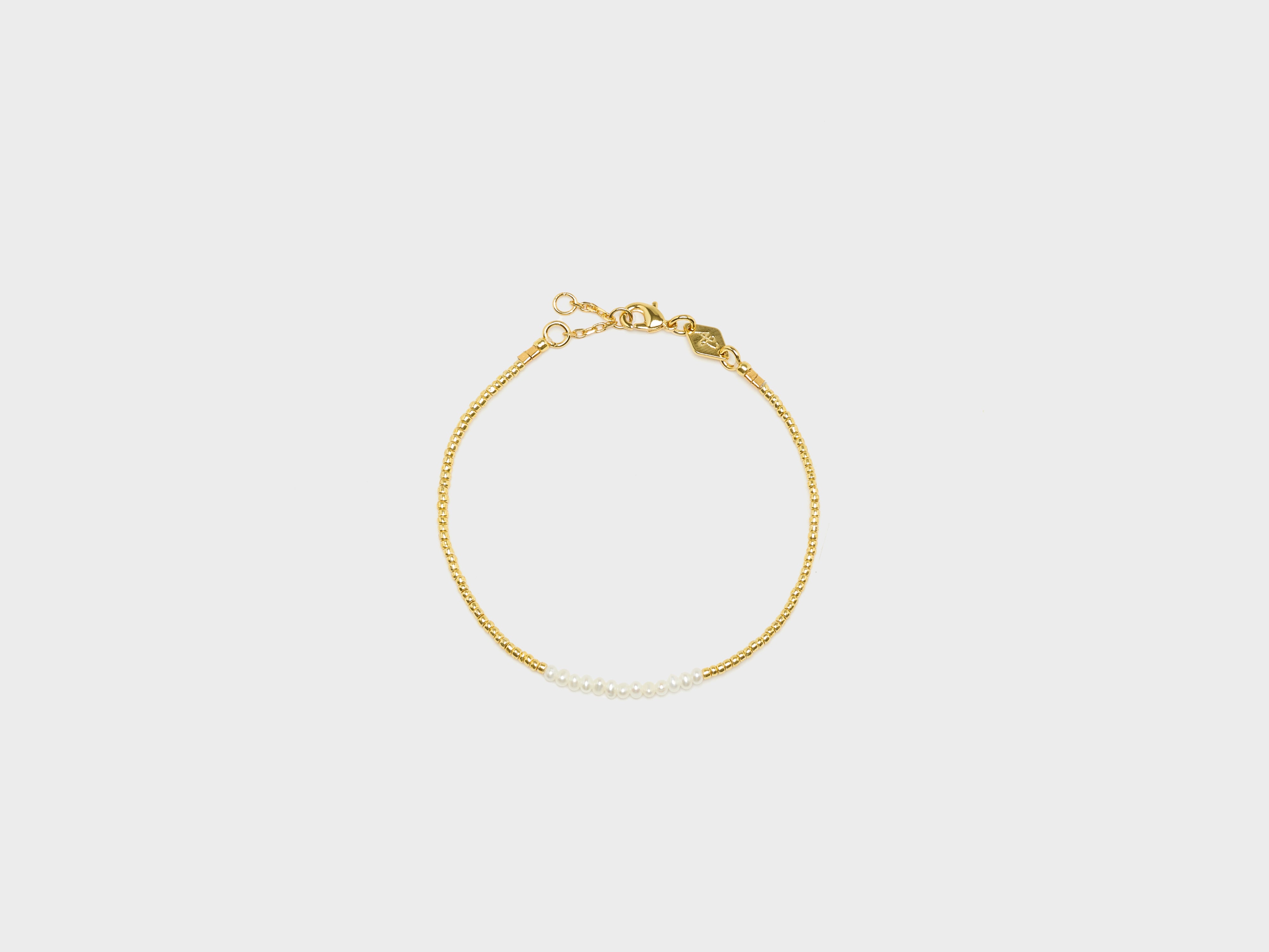 Slim Pearly Bracelet (261 / W / GOLD)