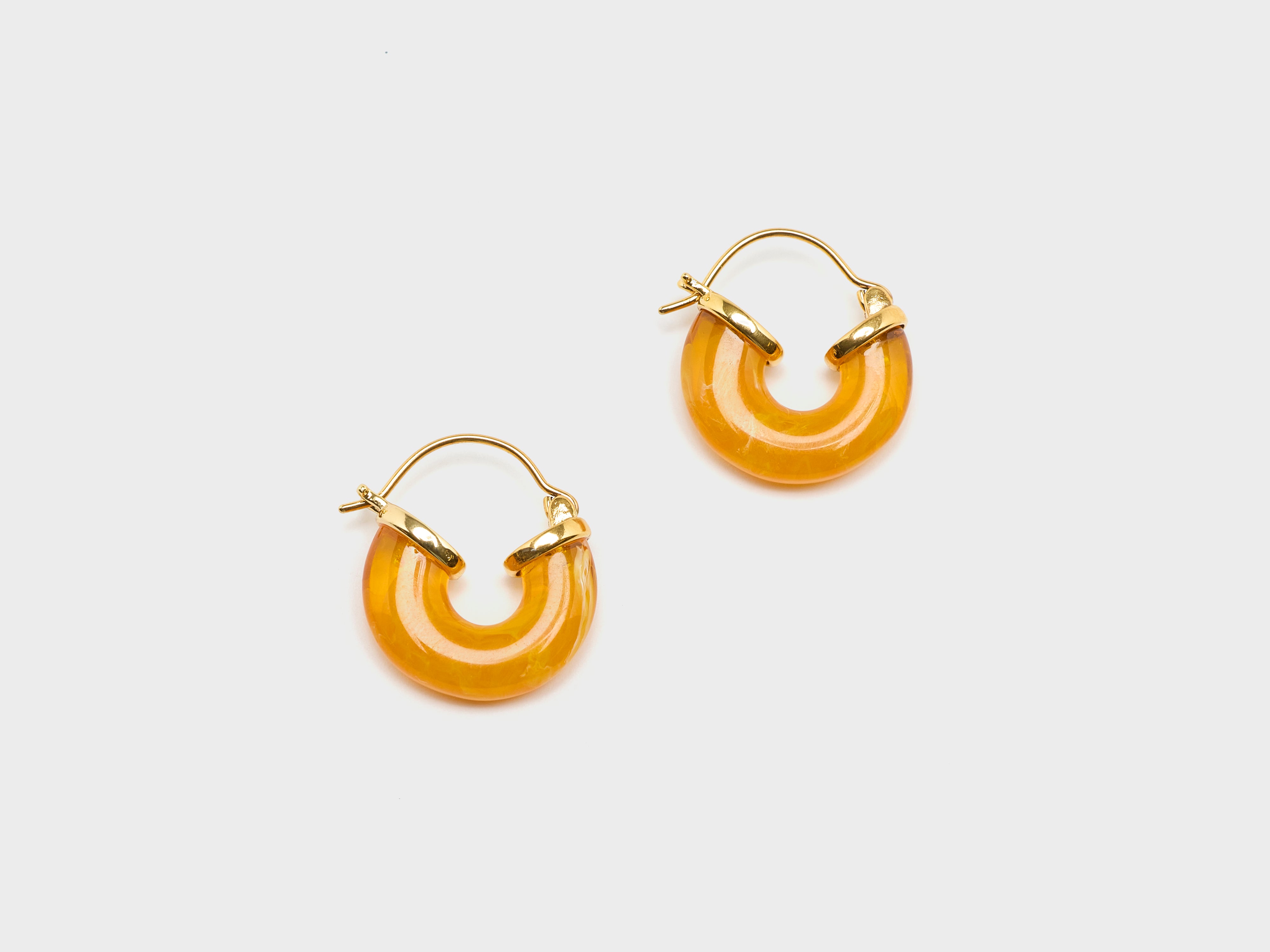 Petit Swell Hoop Earrings (261 / W / ORANGE)