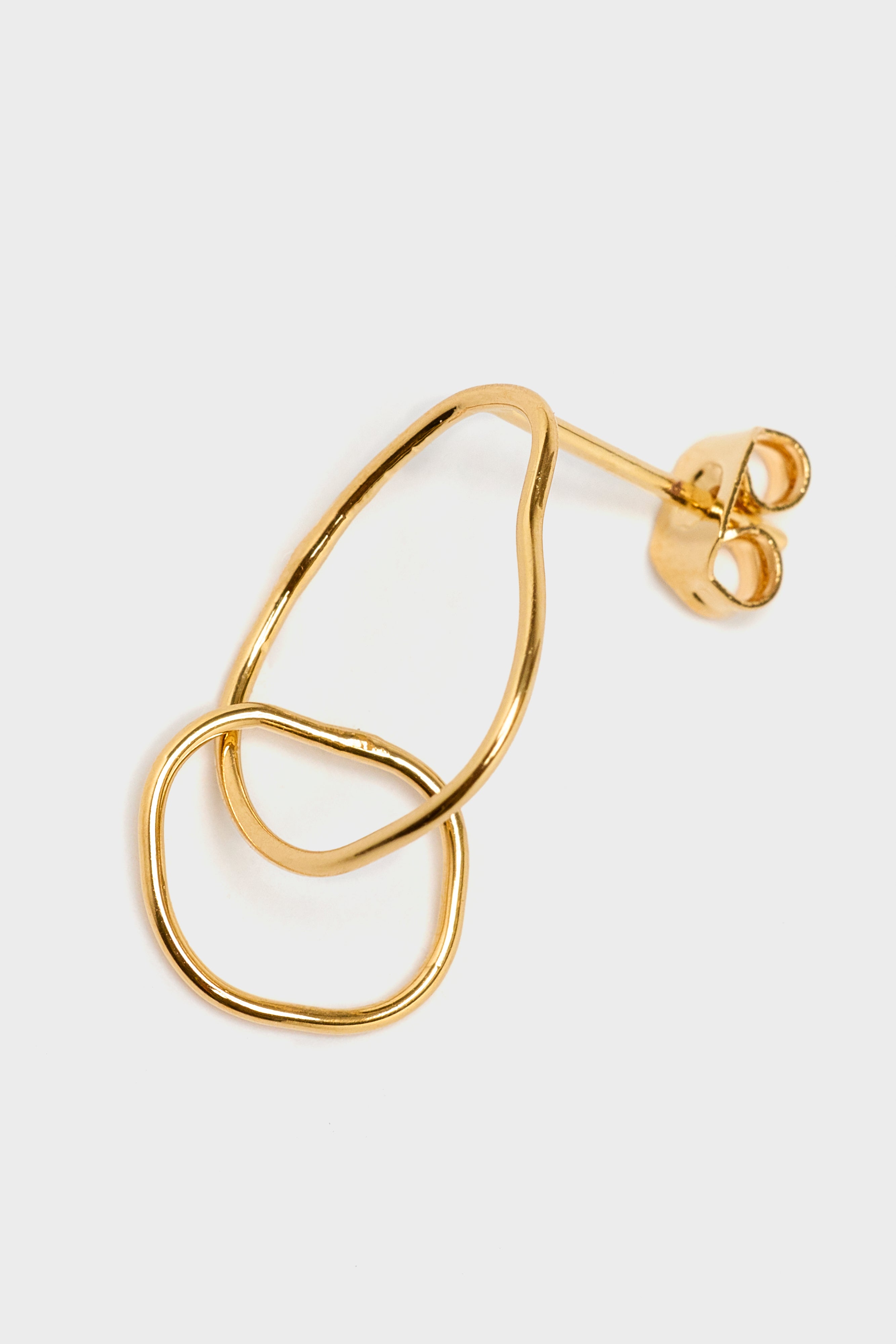 Capucine Double Stud Earrings (251 / W / GOLD)