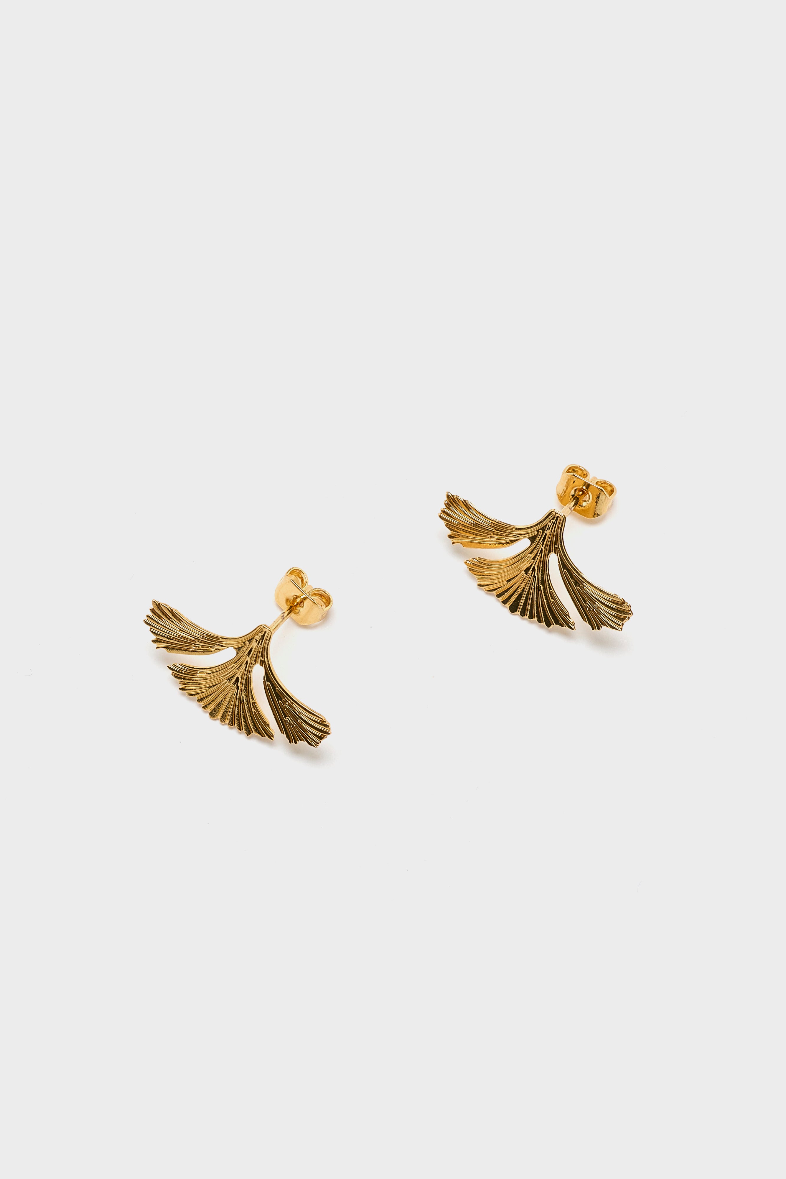 Inès Stud Earrings (252 / W / GOLD)
