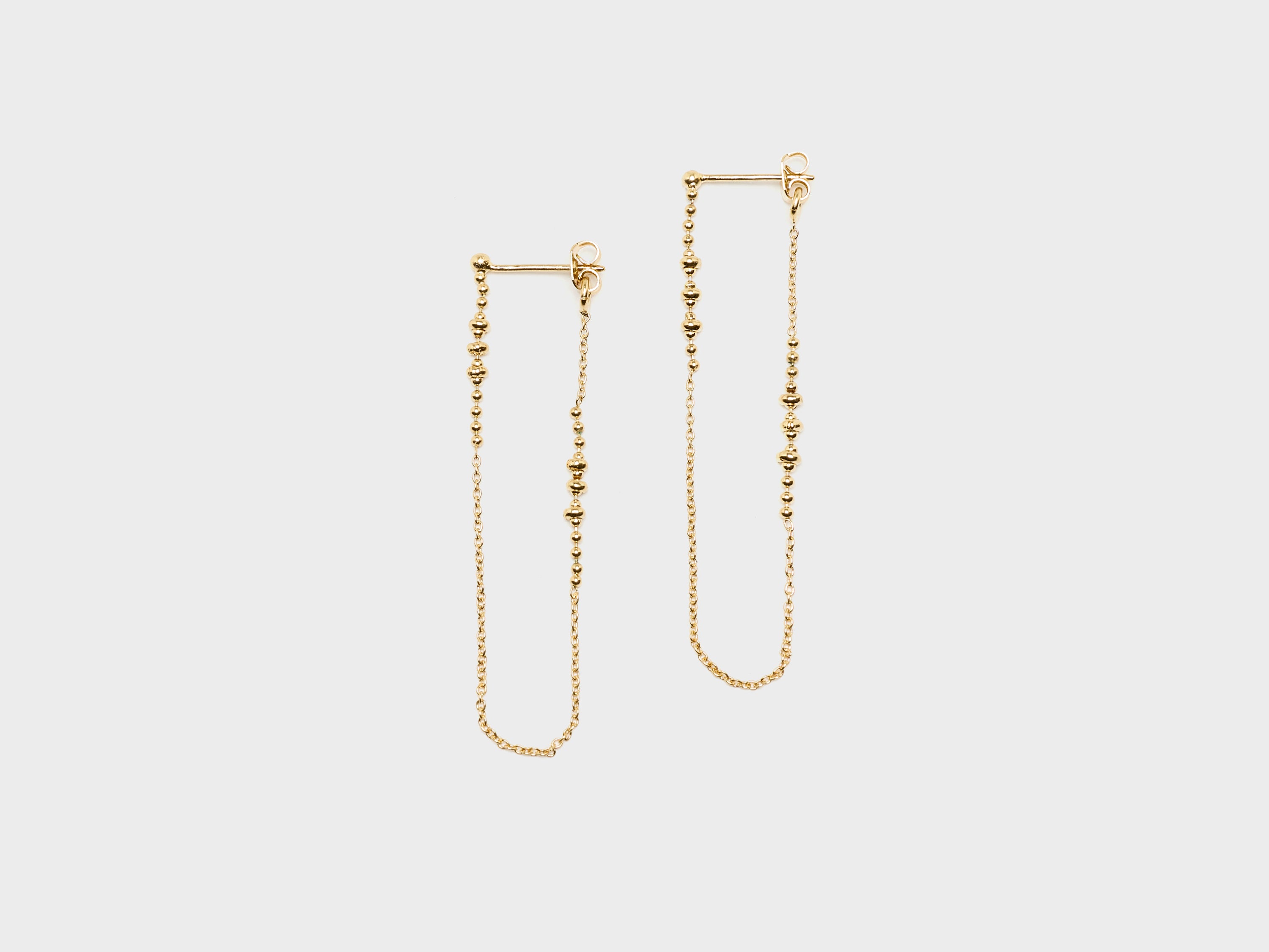 Boucles d'oreilles Chaîne Oceane (261 / W / GOLD)
