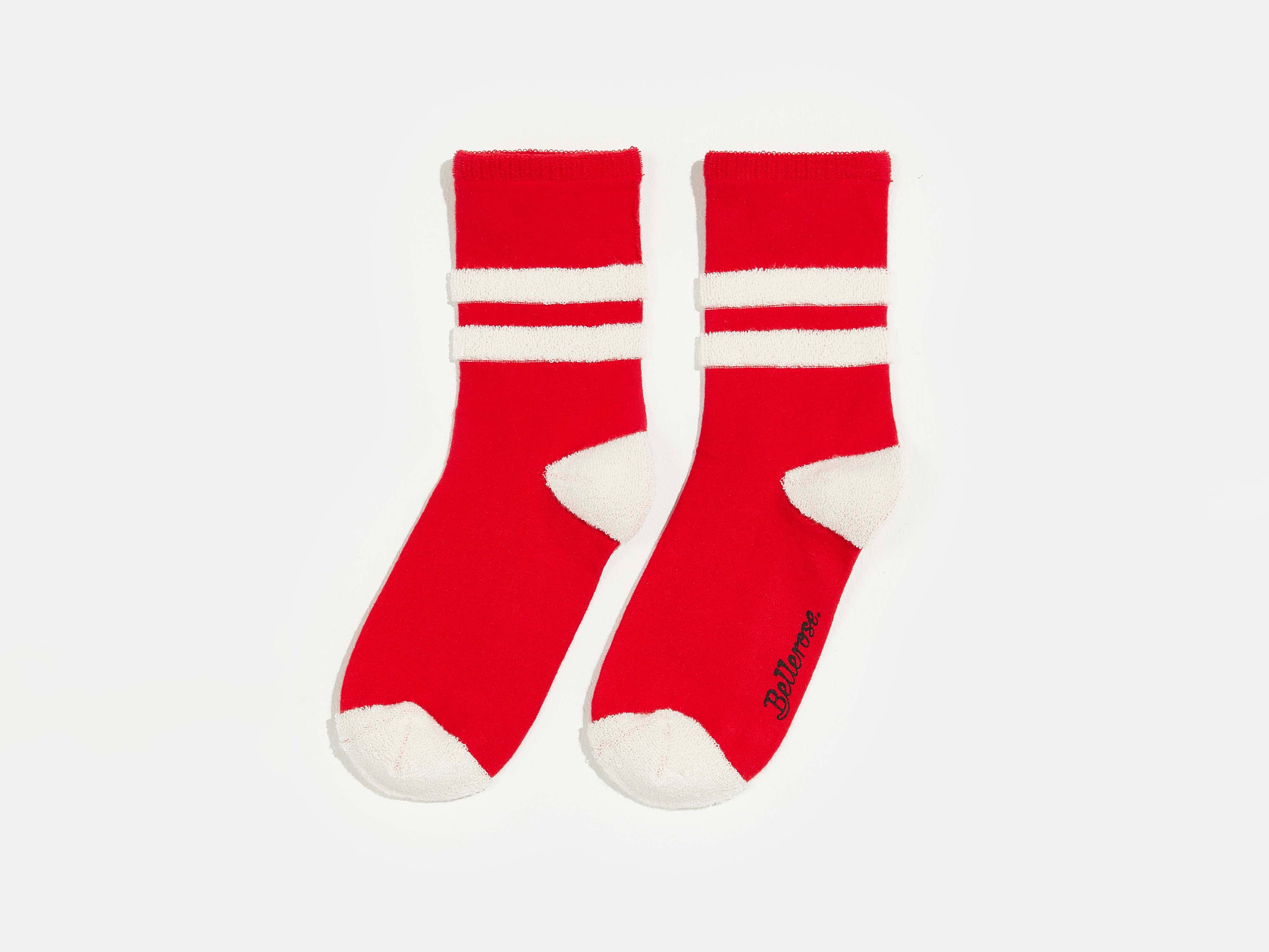 boukle socks (241 / B / MASSAI RED)