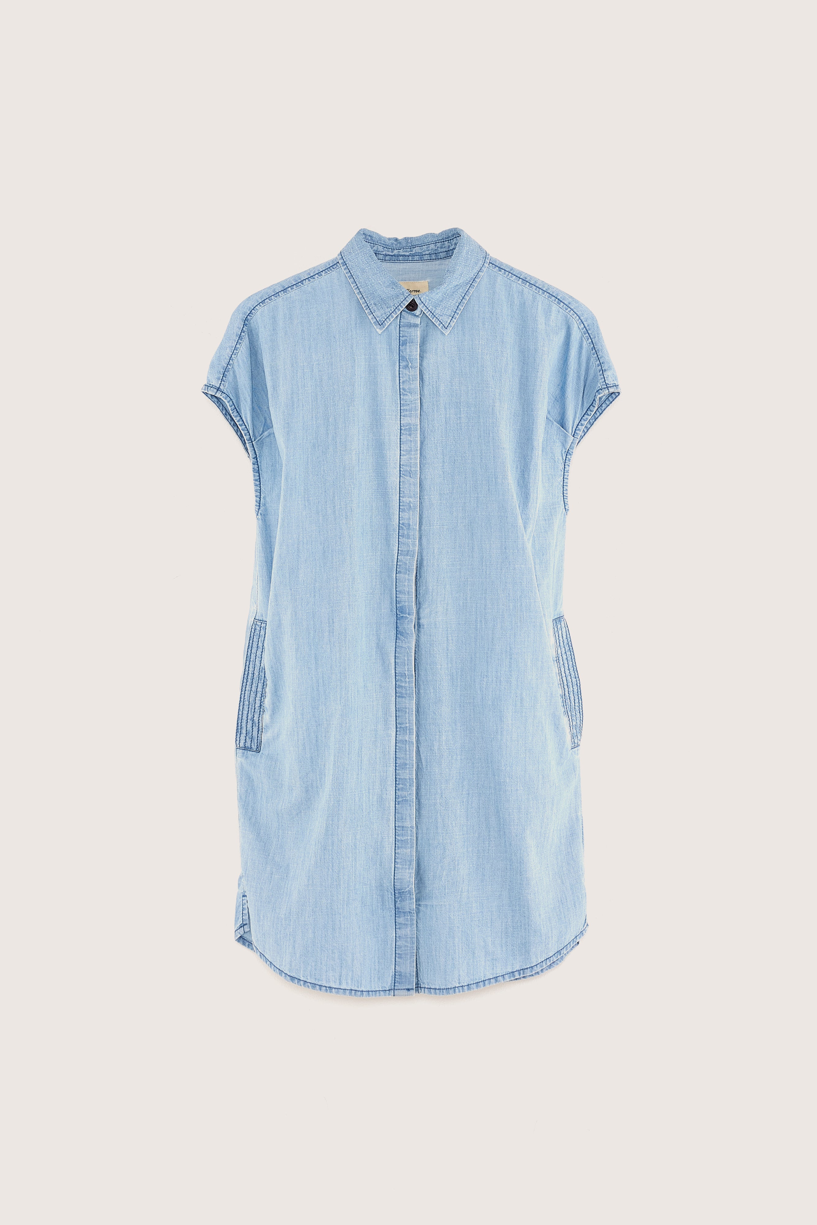Wanted Loose Shirt Dress - Lt blue stone Für Girls | Bellerose