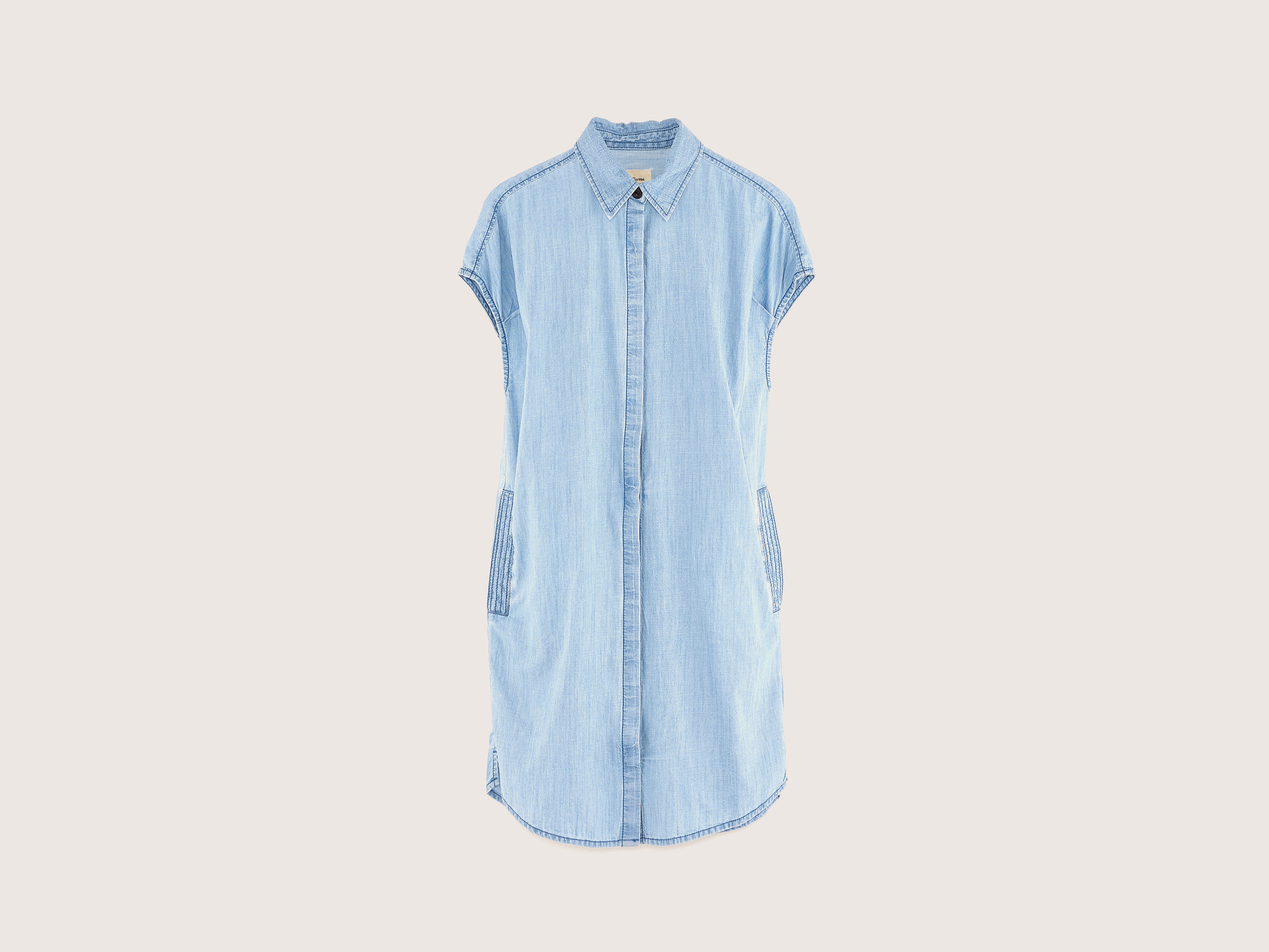 Wanted loose shirt dress (251 / G / LT BLUE STONE)