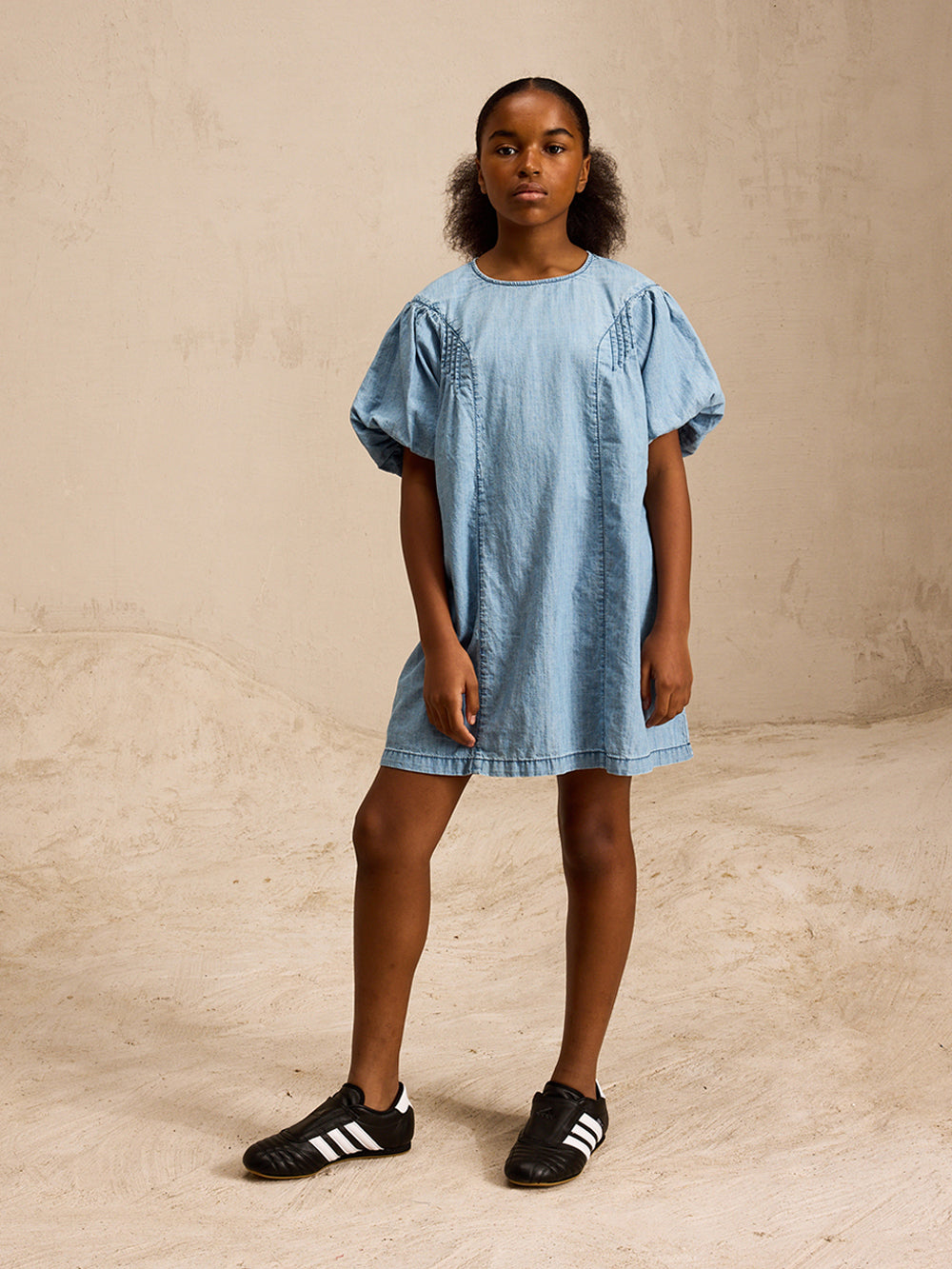 Mini Robe Warp - Lt blue stone Pour Fille | Bellerose