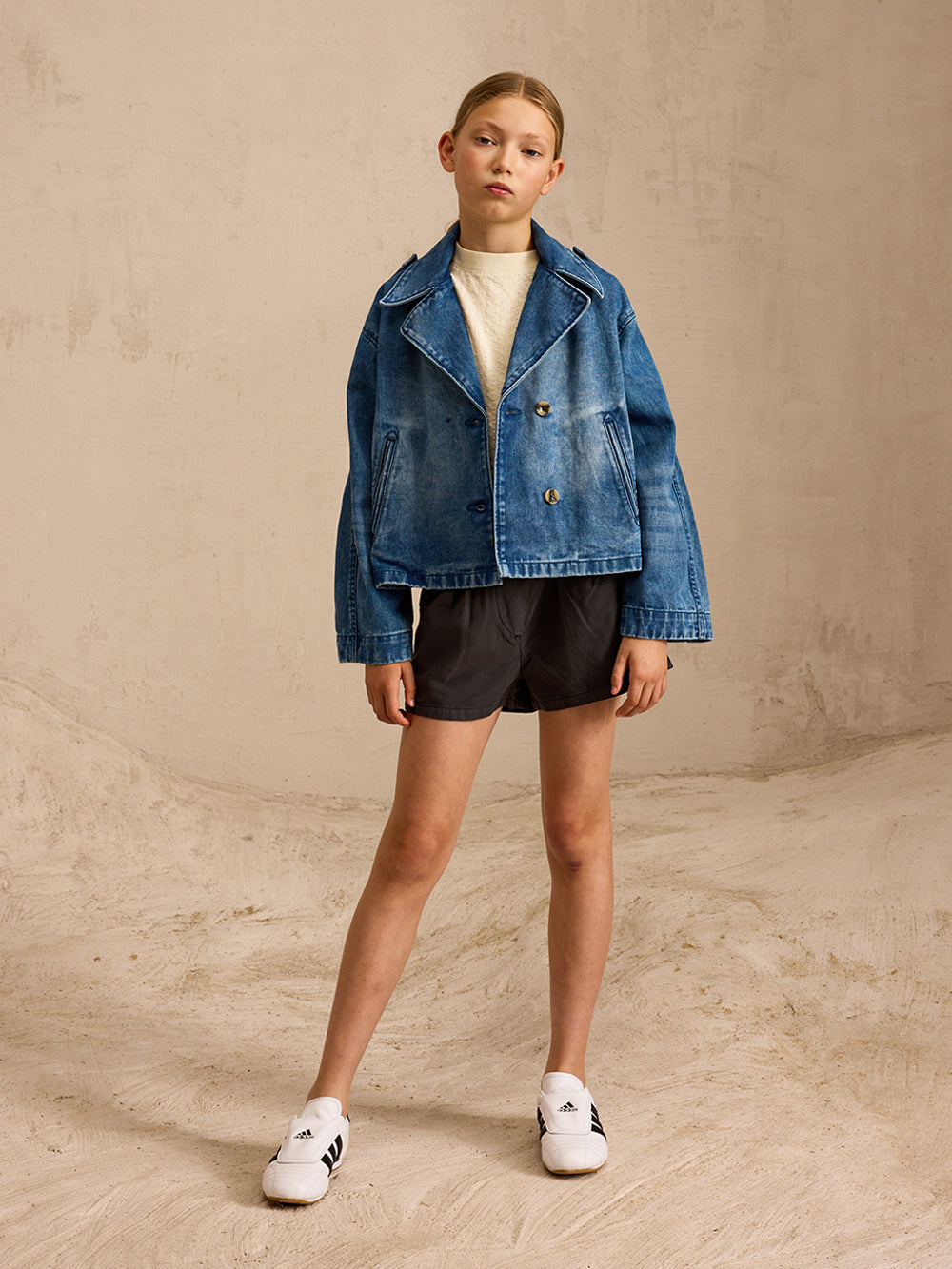 Trench Court Woke - Md blue stone Pour Fille | Bellerose