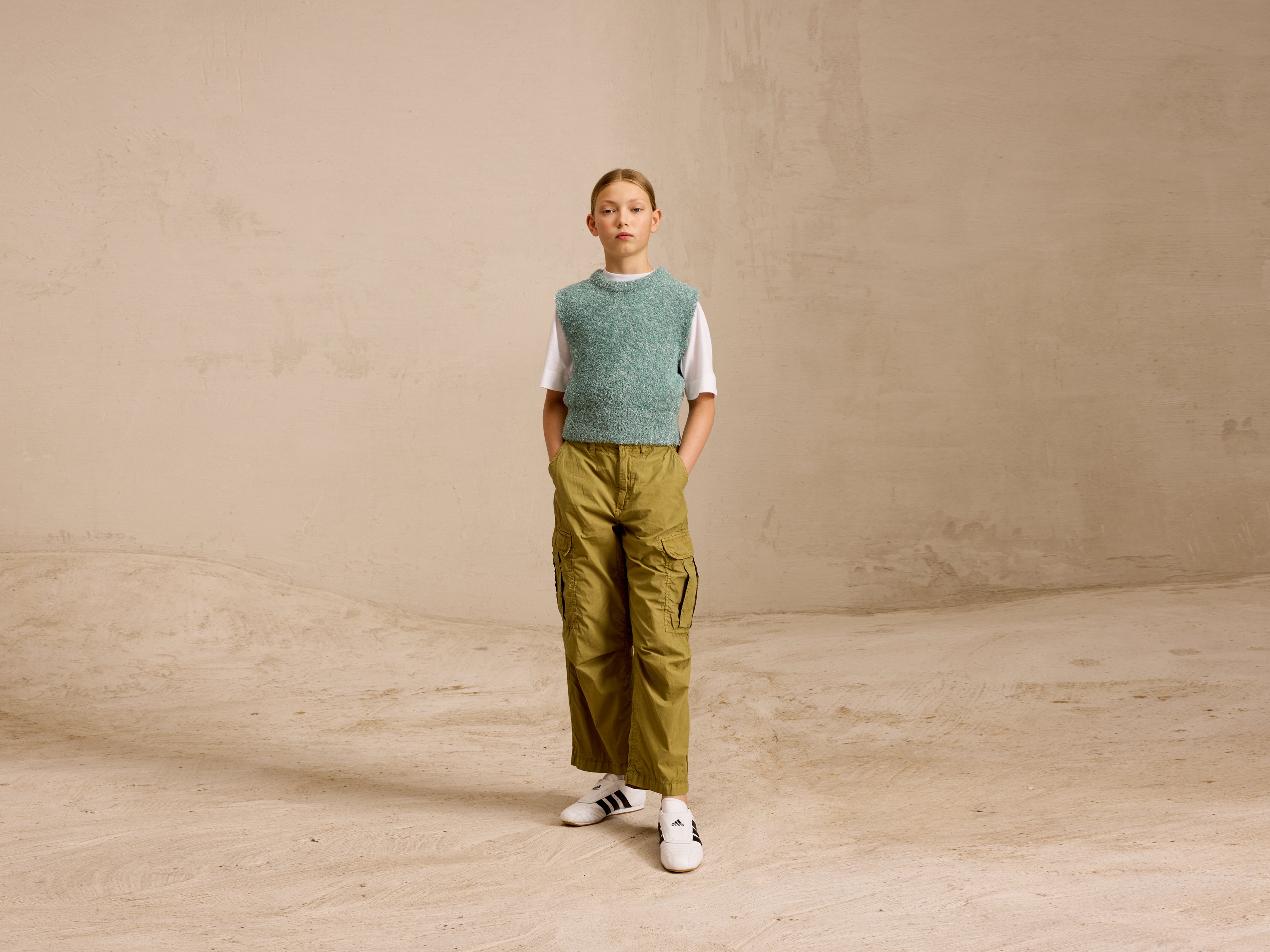 Top en maille Amam (251 / G / LIMESTONE)