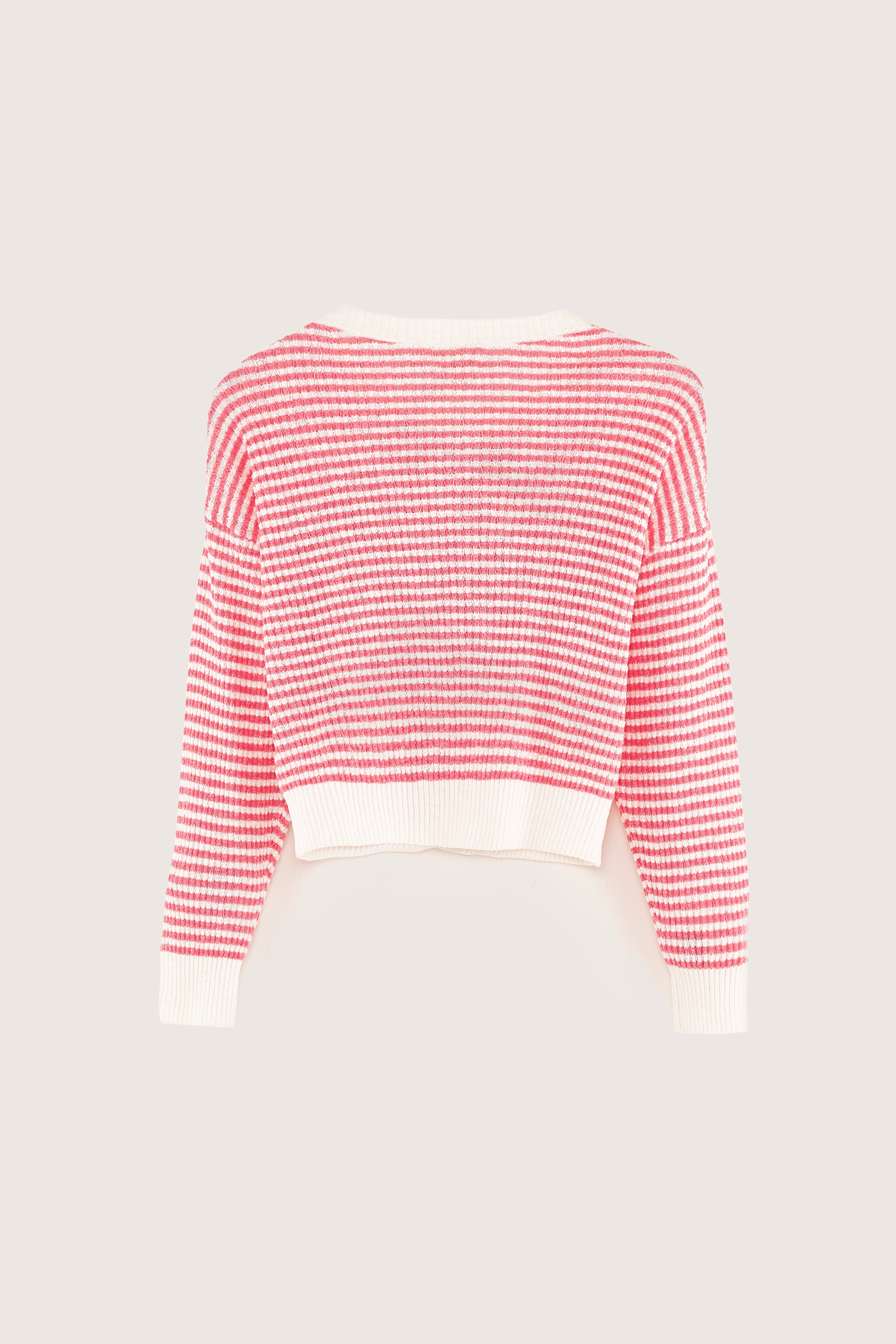 Attelo crewneck cardigan (251 / G / STRIPE A)
