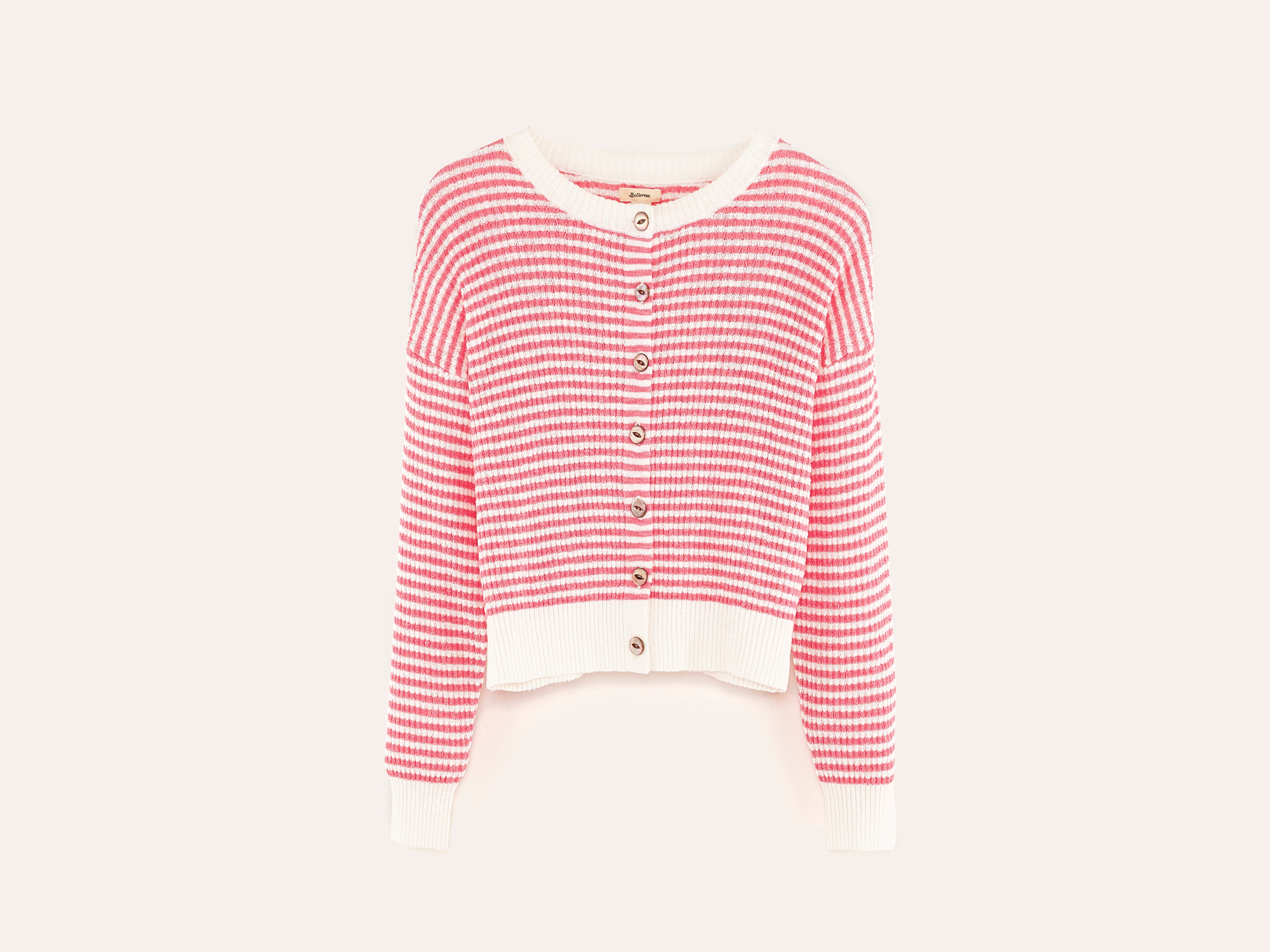 Attelo crewneck cardigan (251 / G / STRIPE A)