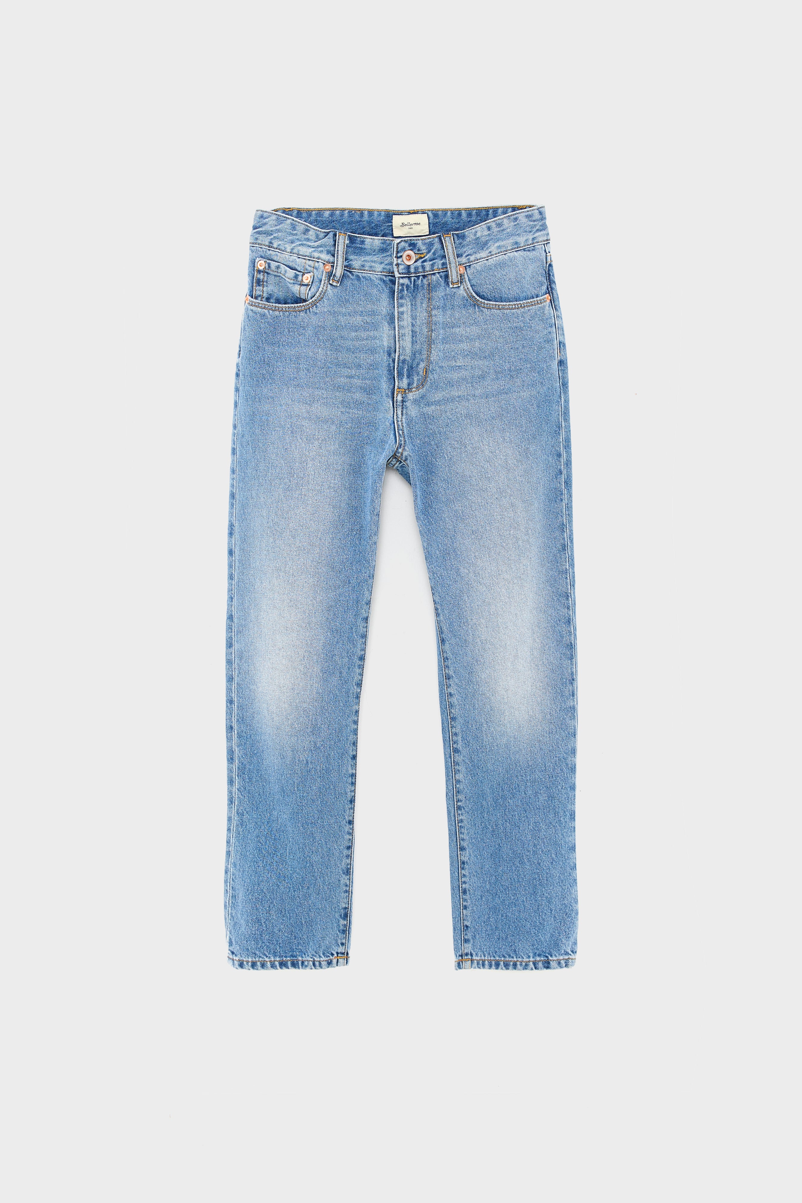 Peyo Tapered Jeans - Vintage light blue For Boys | Bellerose