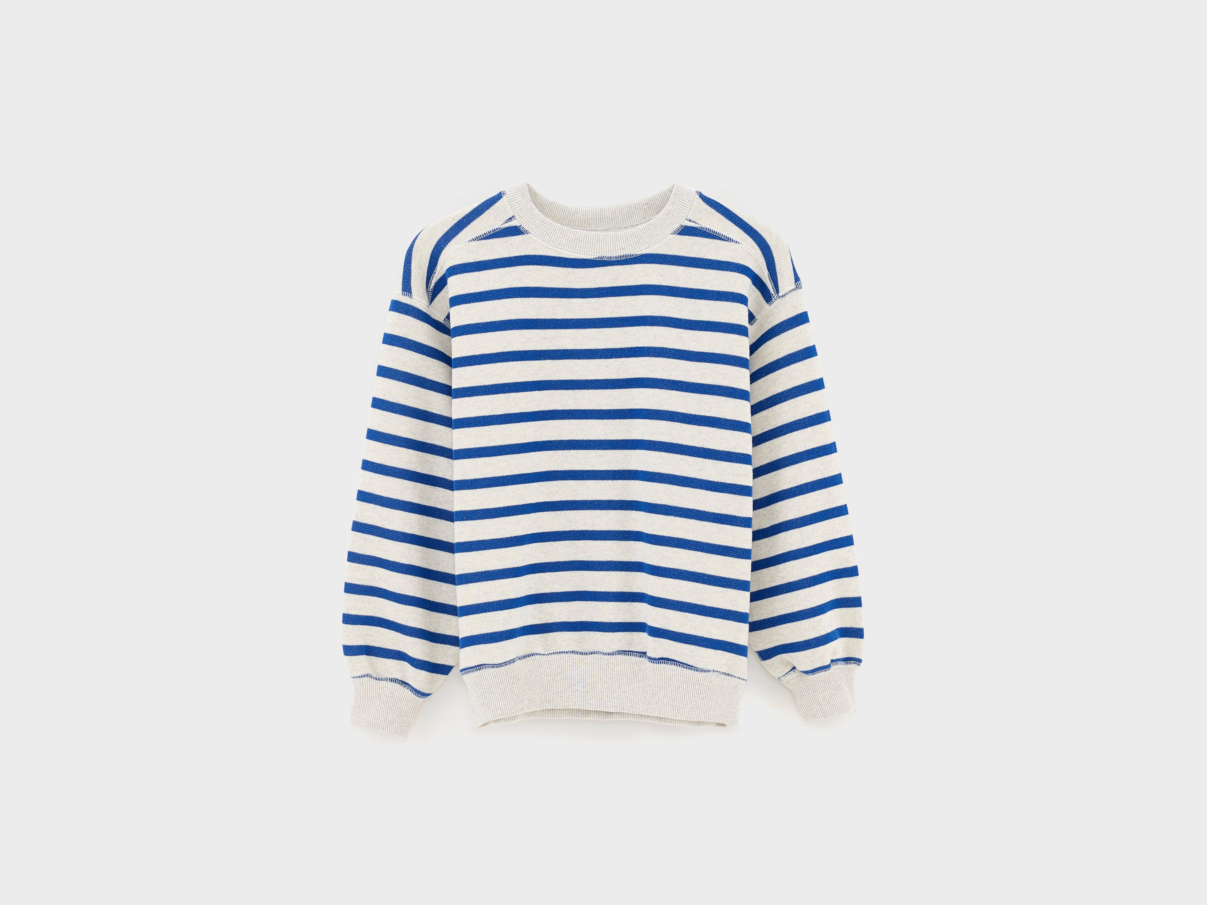 Sweatshirt col rond Fadol (251 / G / STRIPE A)