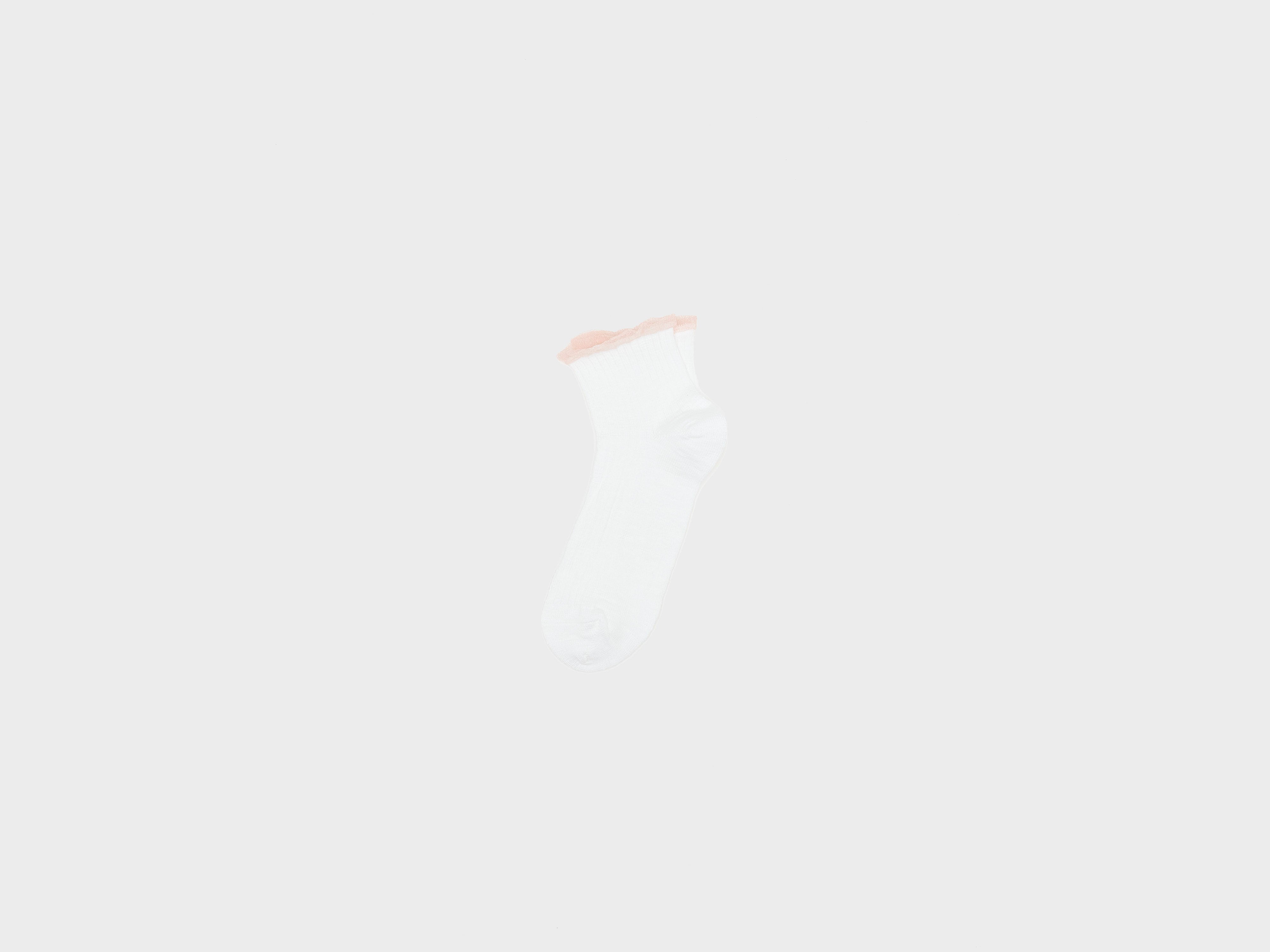 Baroy ankle socks (261 / G / WHITE)