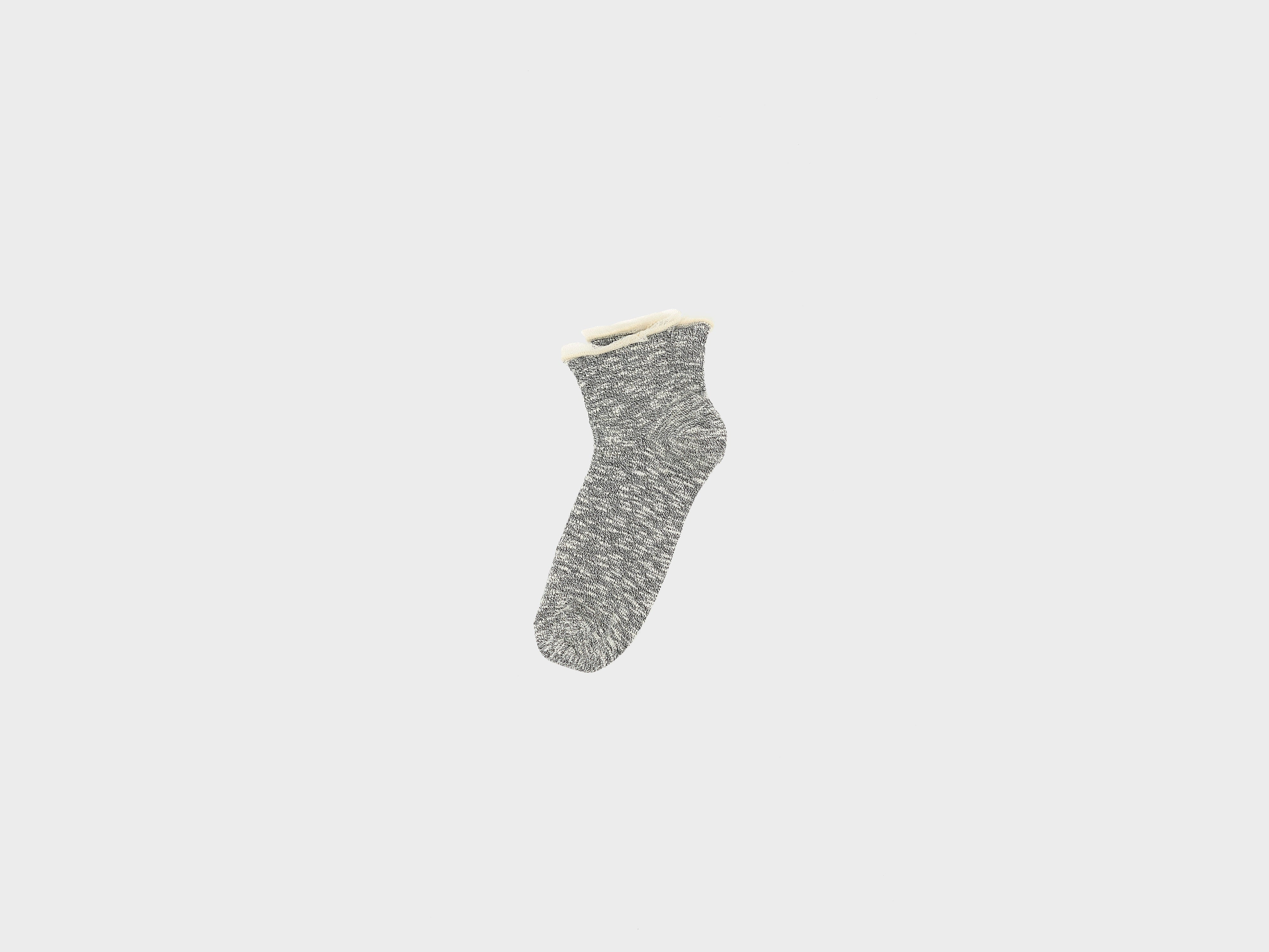Baroy ankle socks (261 / G / OFF BLACK)
