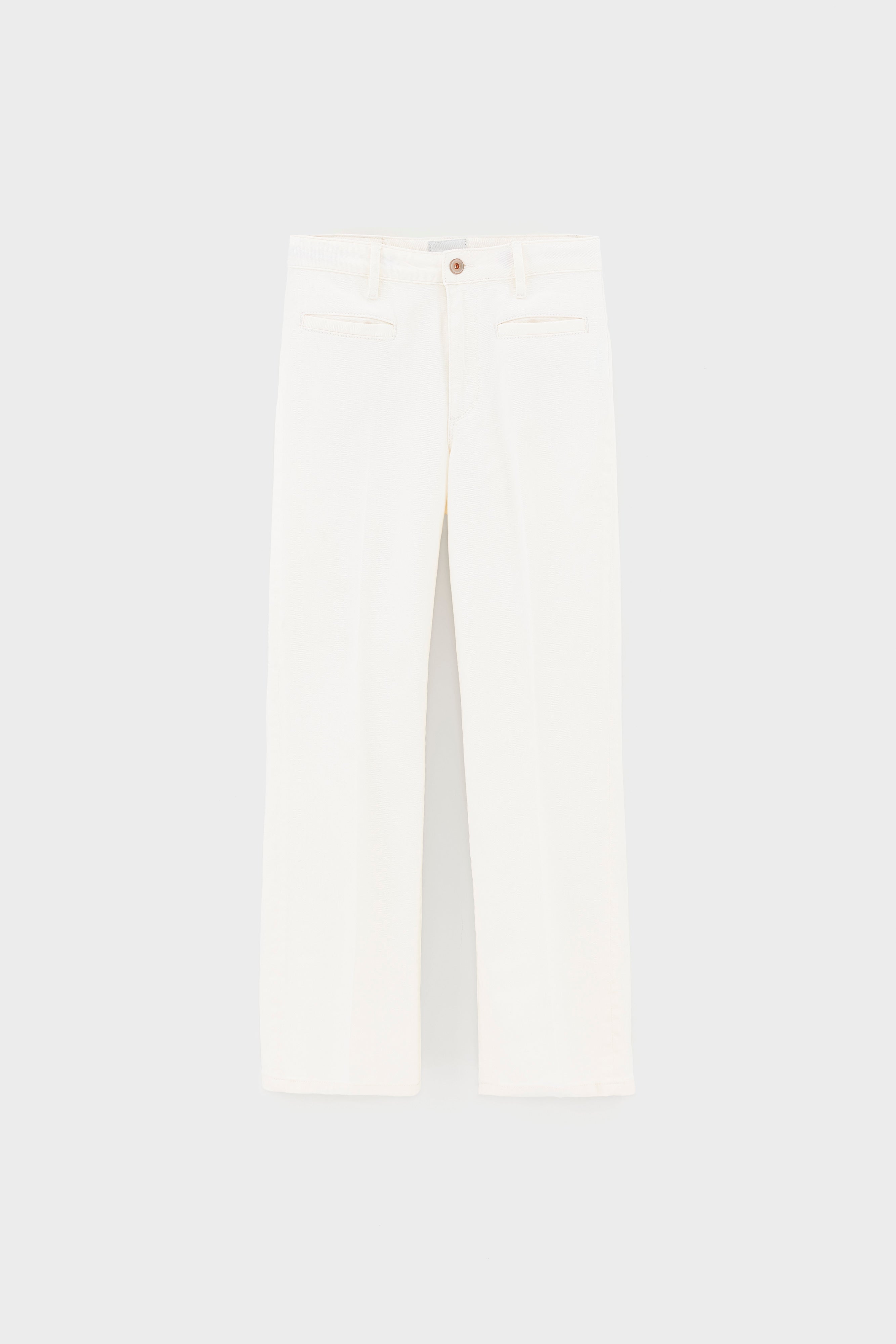Pepi Flared Jeans - White For Girls | Bellerose