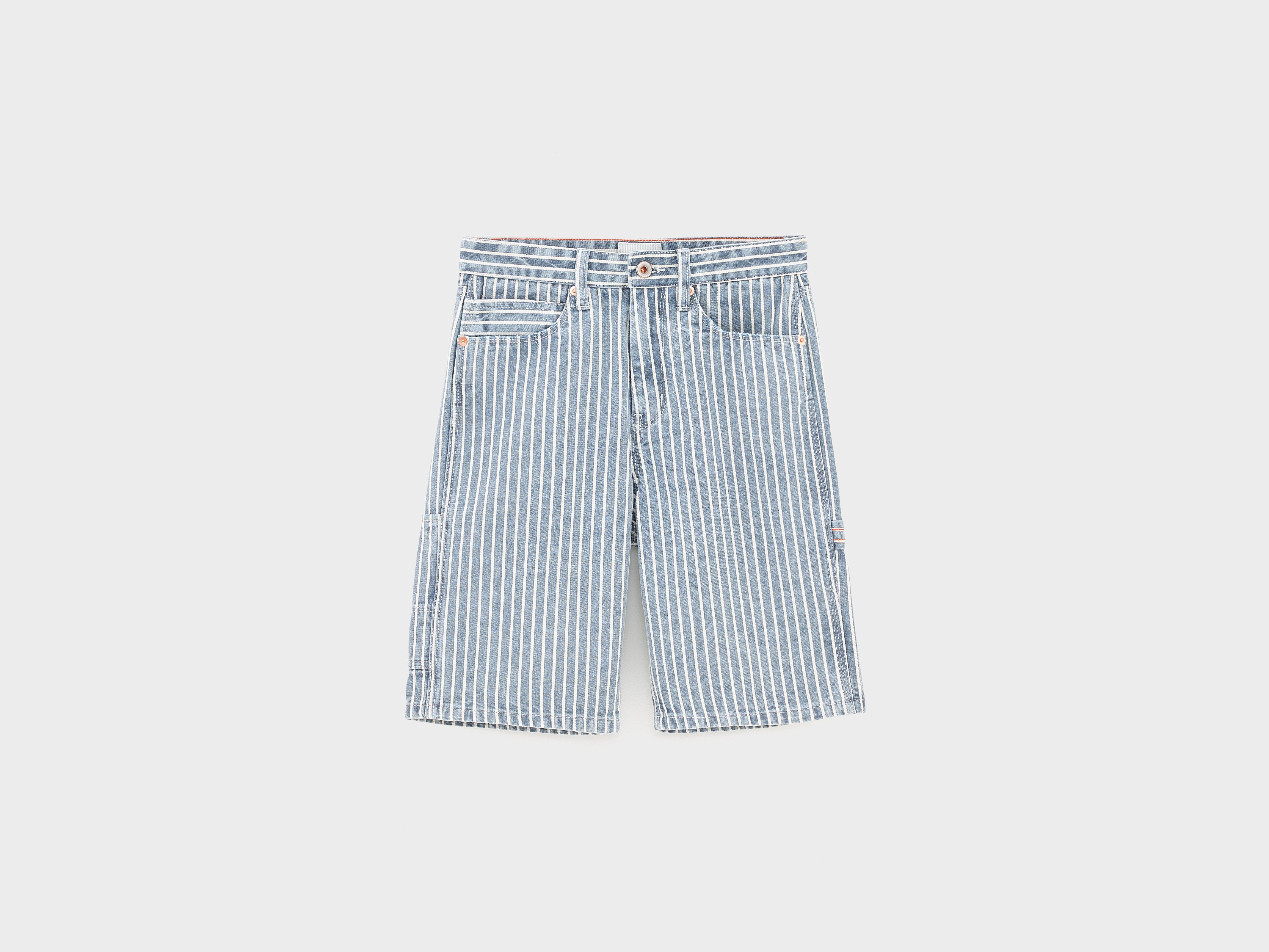 Peers denim shorts (261 / B / STRIPE A)