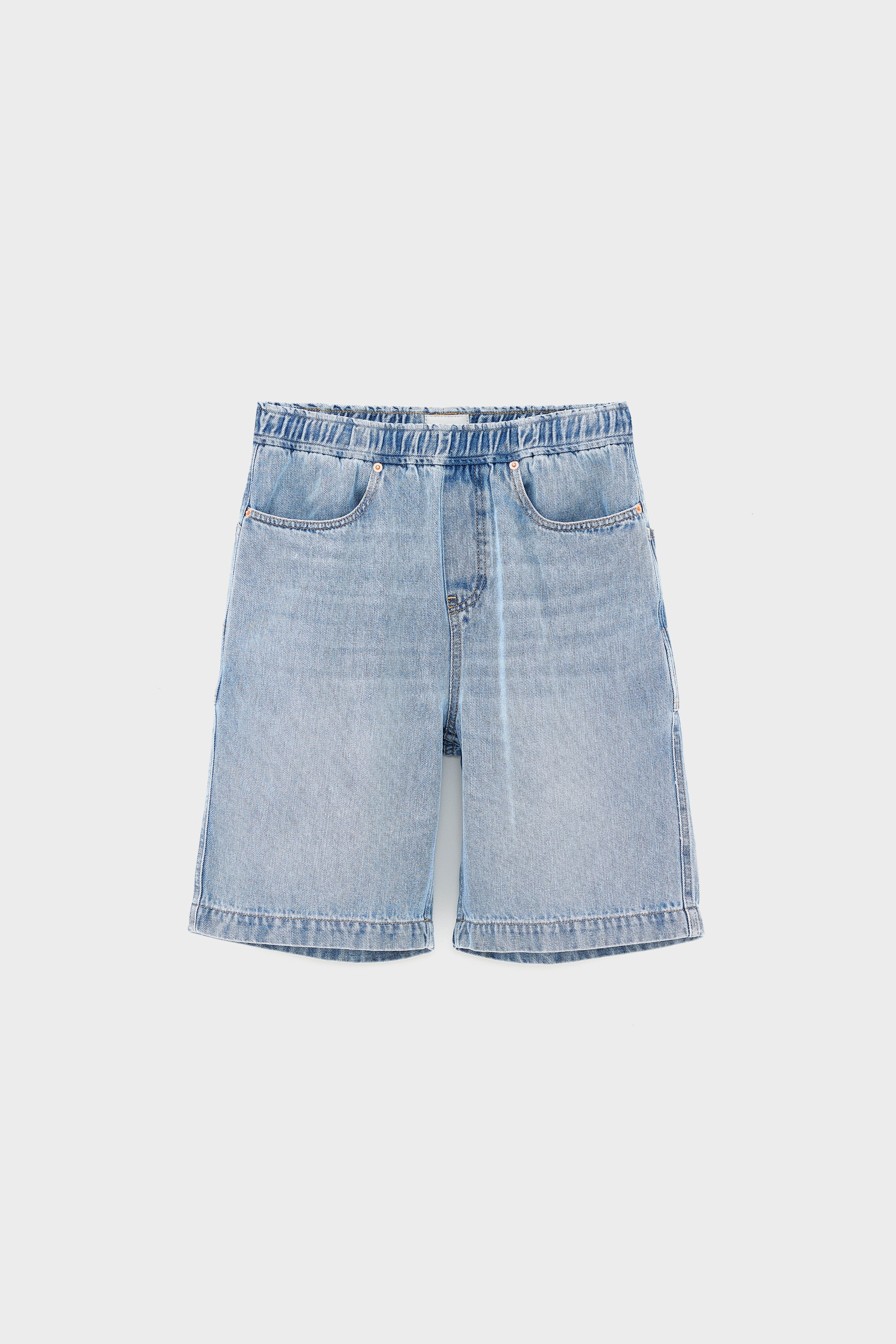 Willemn baggy short (261 / B / LT BLUE BLEACH)