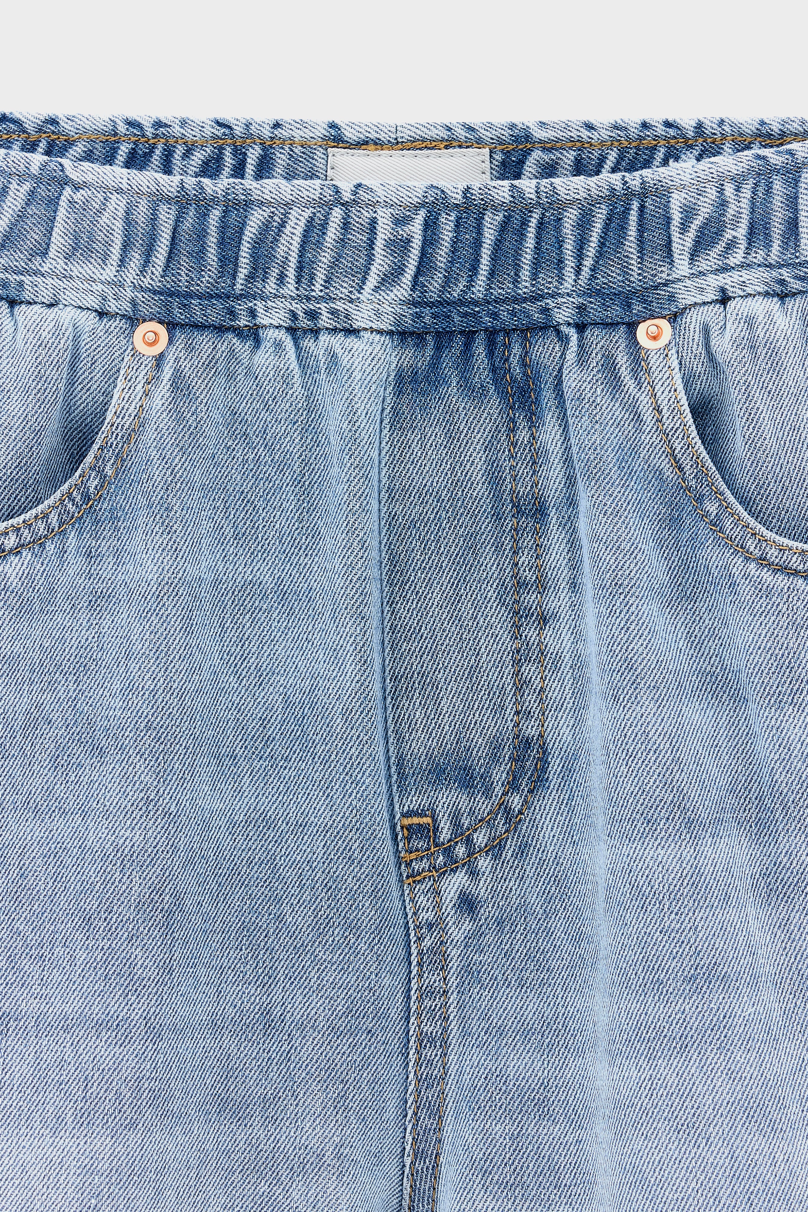 Willemn baggy short (261 / B / LT BLUE BLEACH)