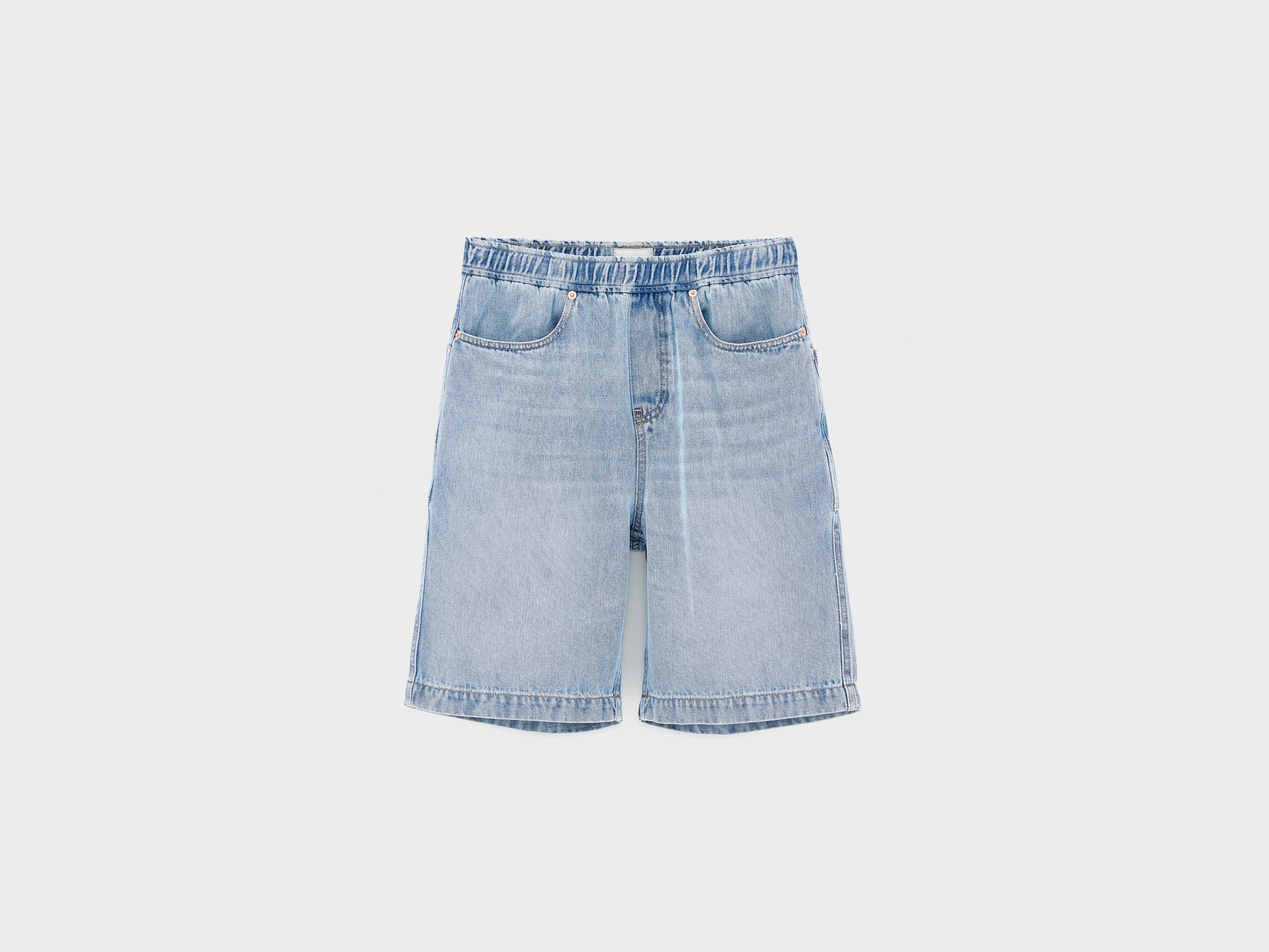 Willemn baggy short (261 / B / LT BLUE BLEACH)