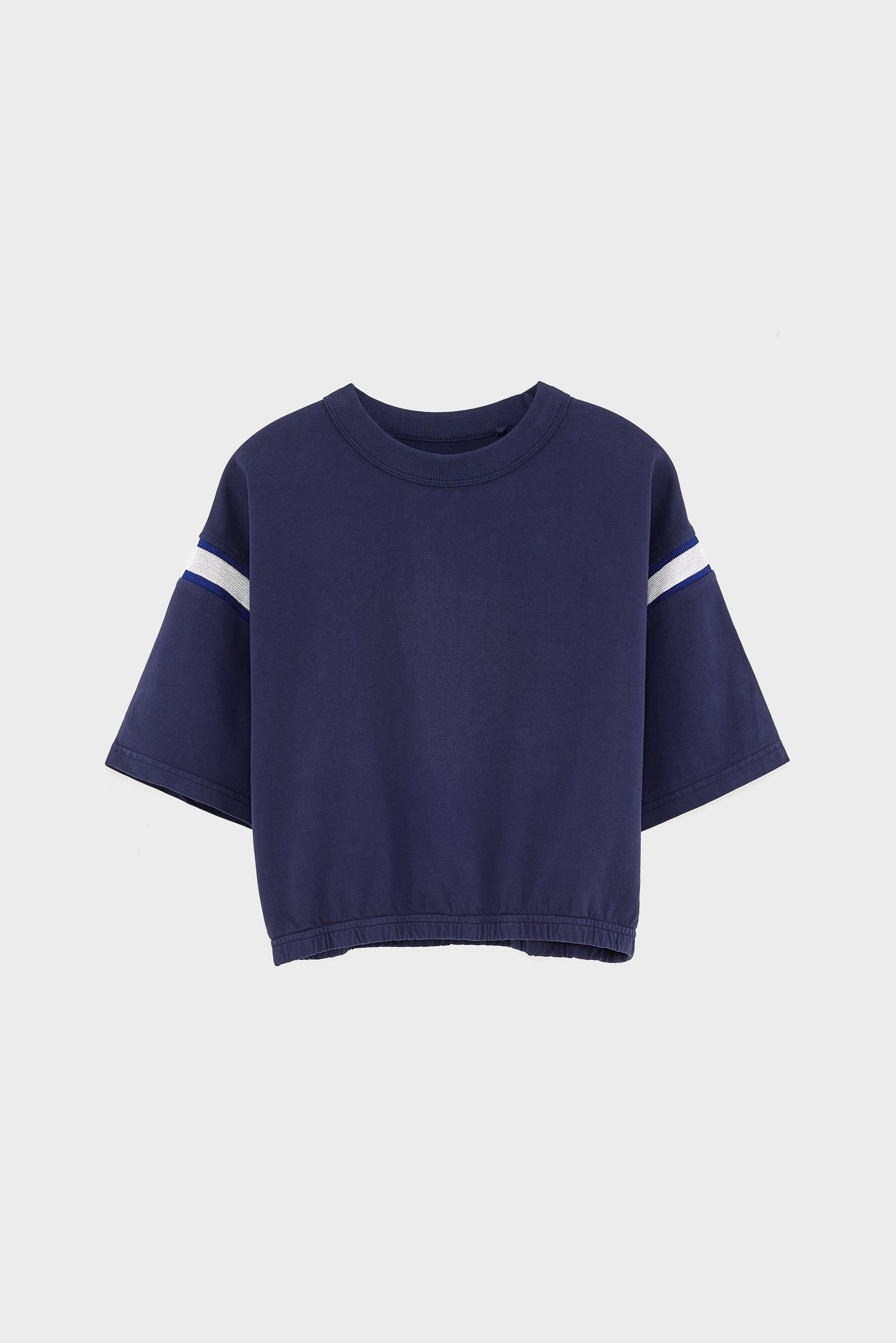 Casel cropped t-shirt (261 / G / NAVAL)