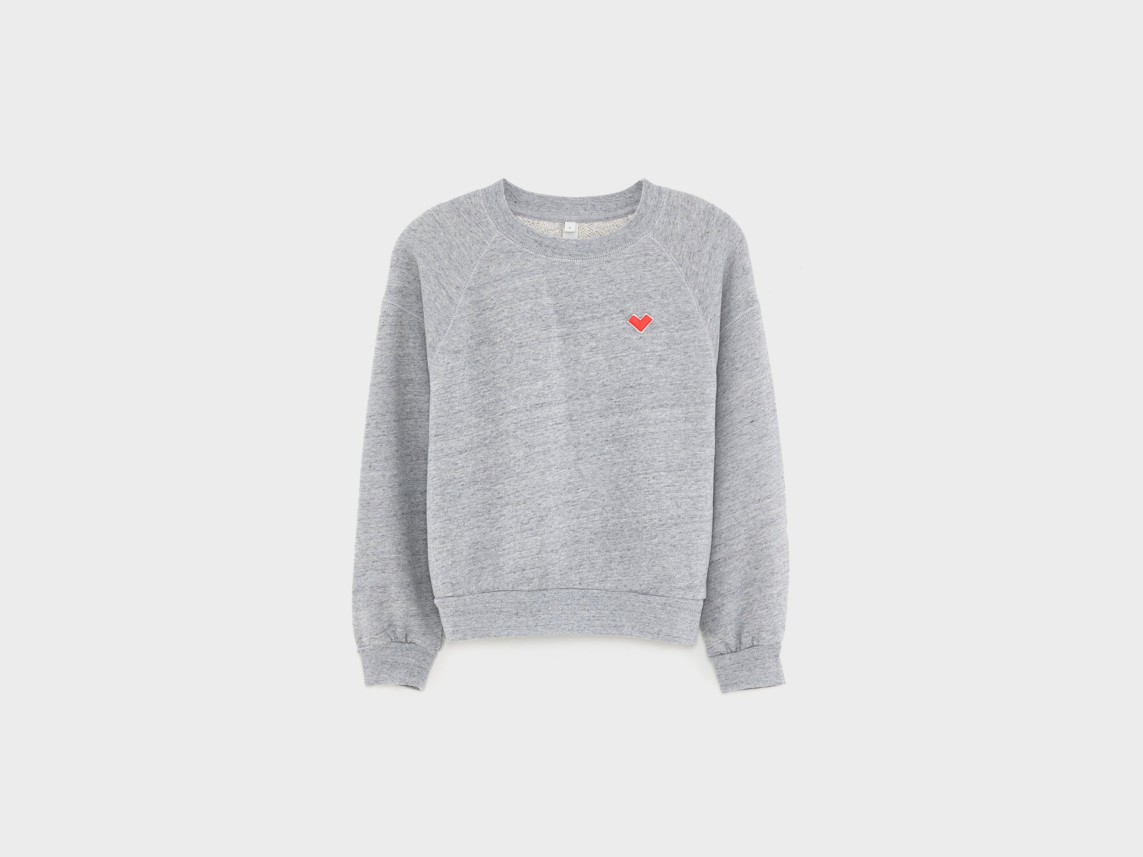 Fanchi crewneck sweatshirt (261 / G / H. GREY)