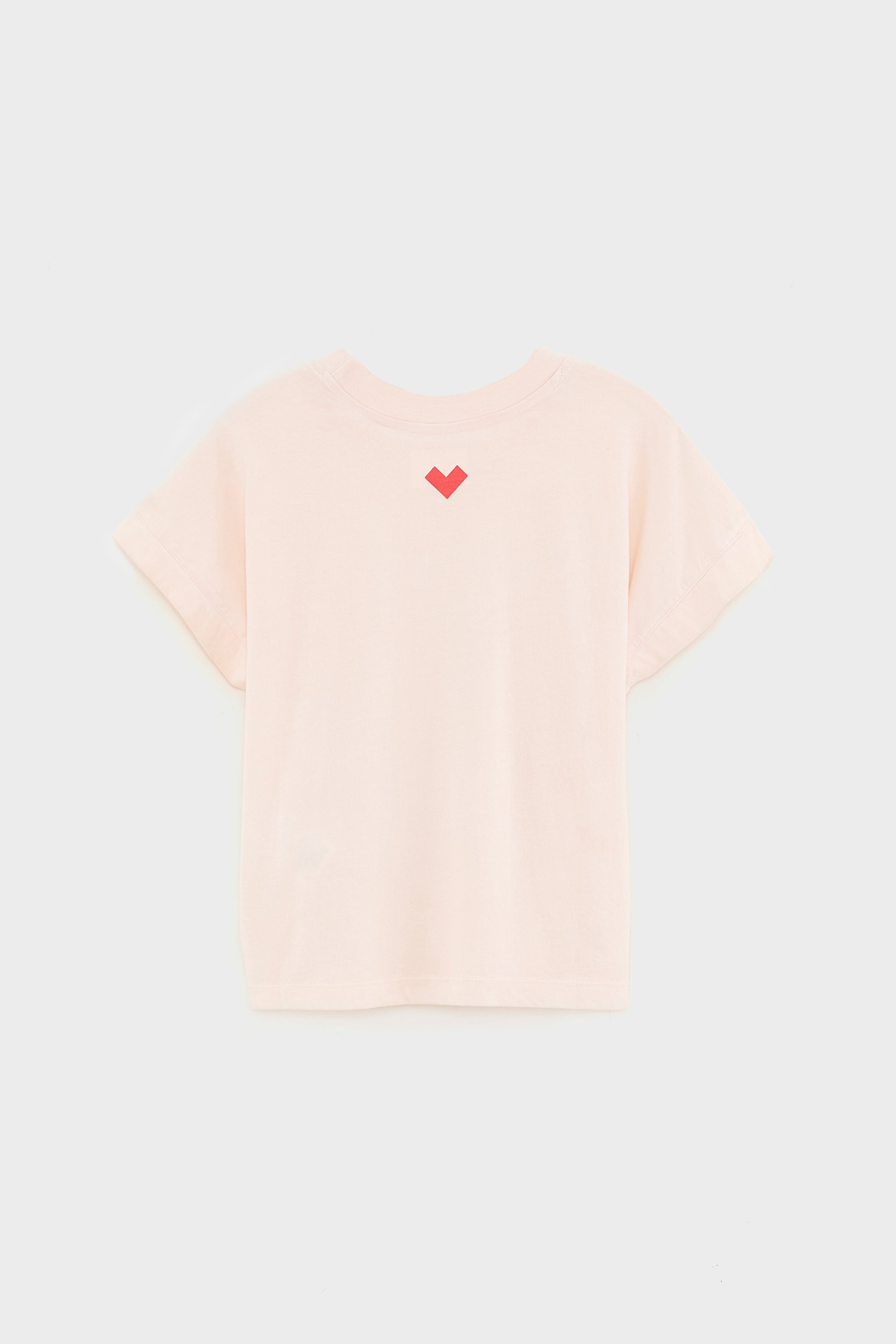 Cindo cropped t-shirt (261 / G / LIGHT ROSE)