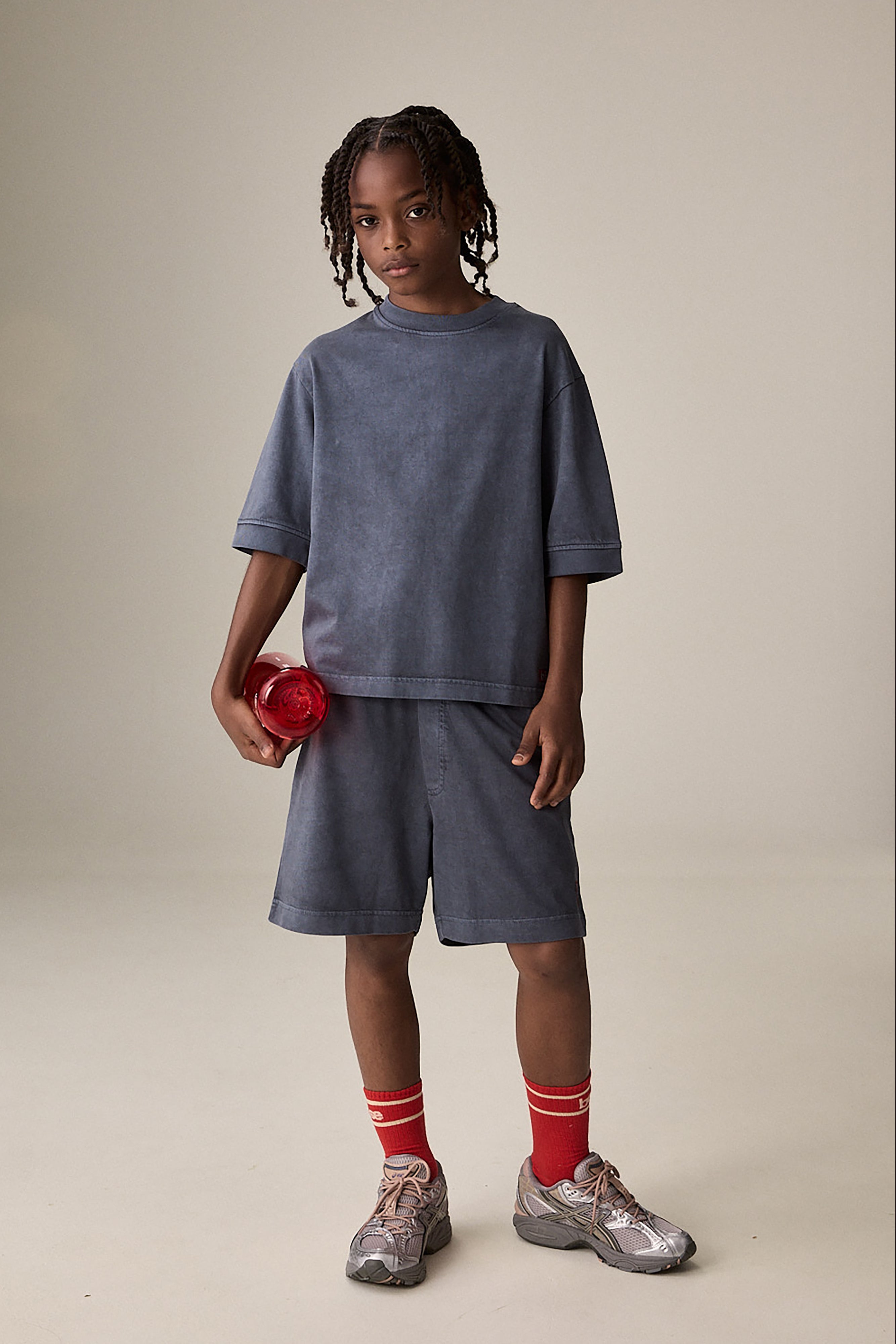 Cursty short-sleeve t-shirt (261 / B / BLACK SAND)