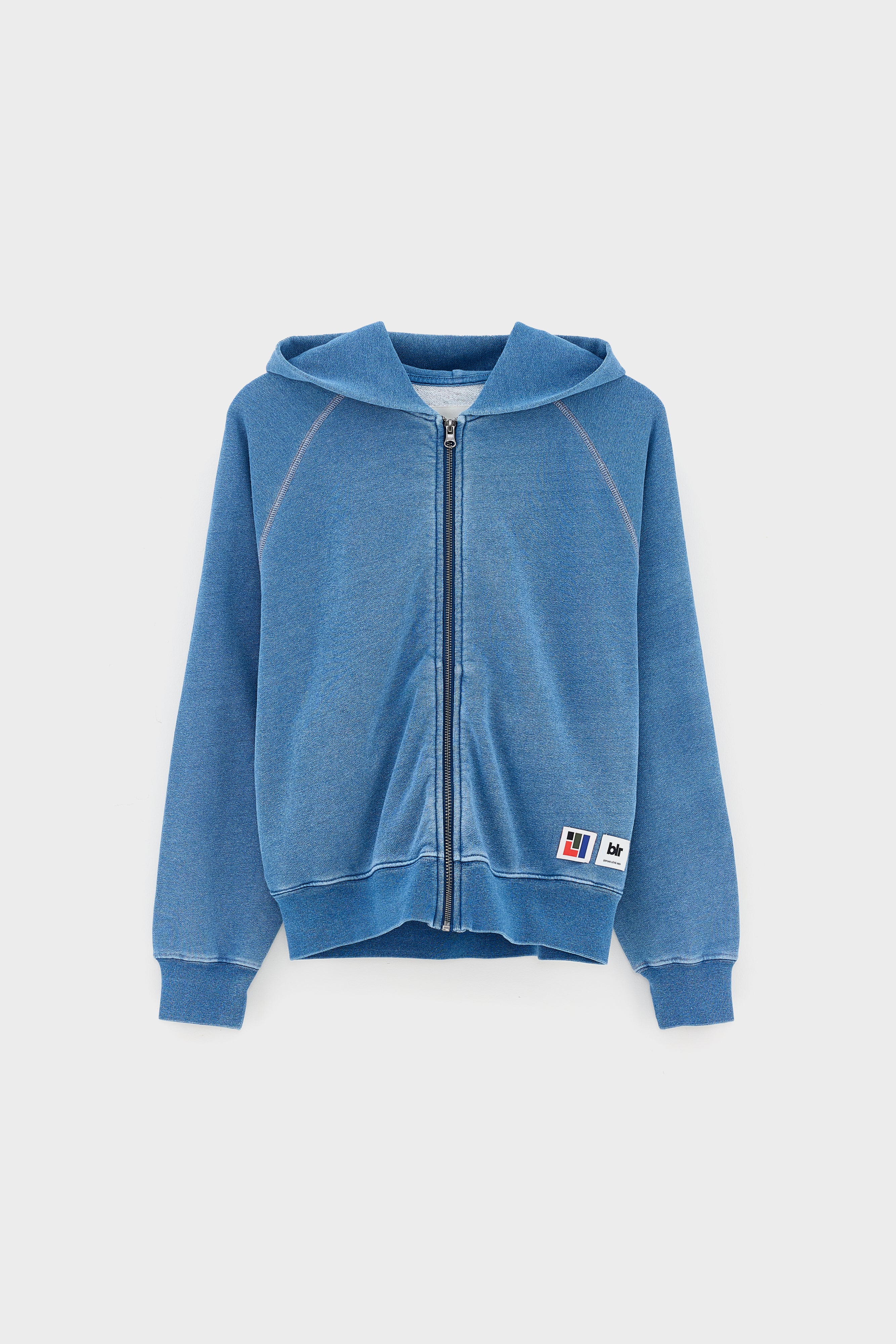Fieko zipped hoodie (261 / B / BLUE JEANS)