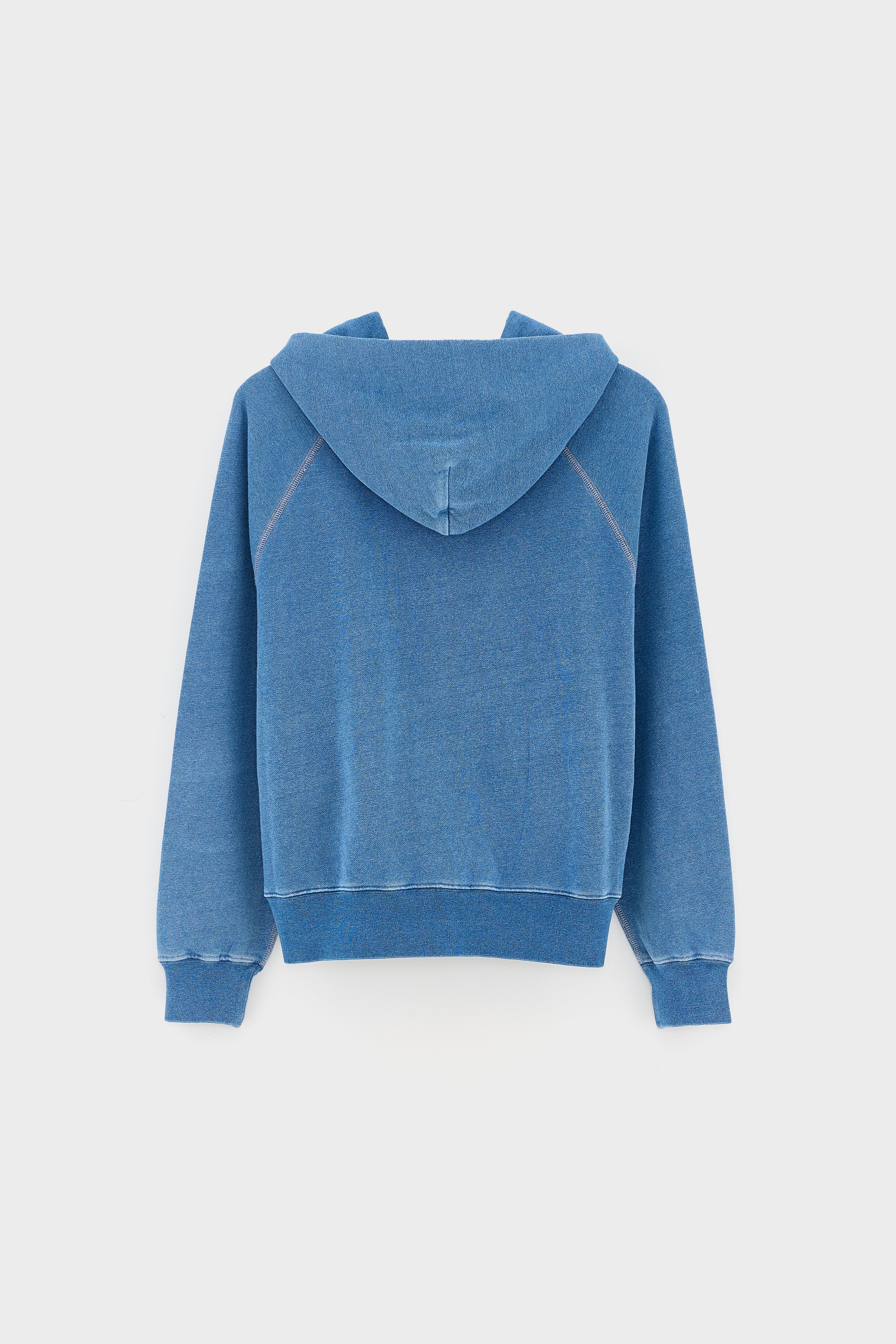 Fieko zipped hoodie (261 / B / BLUE JEANS)
