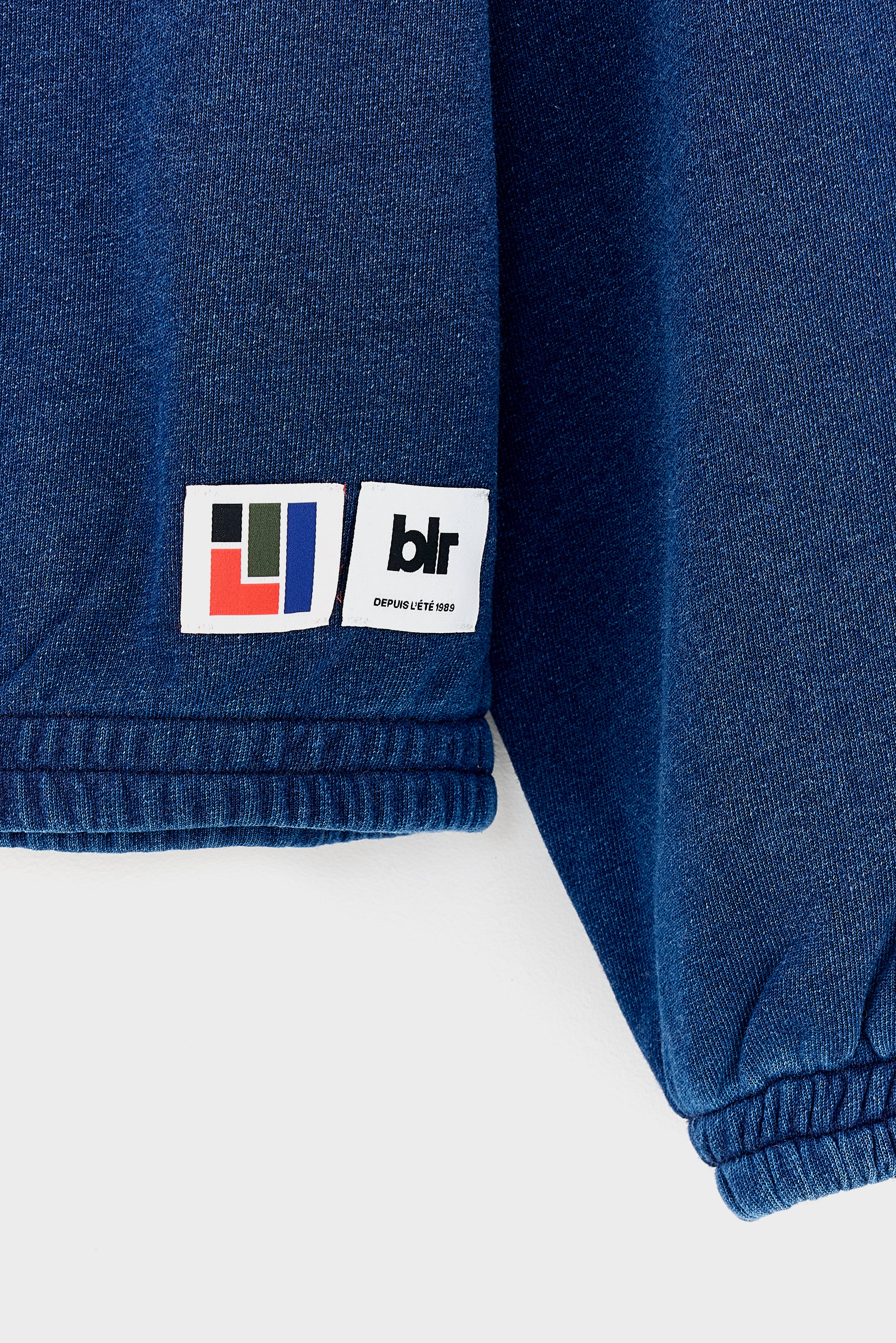 Fabril half-zipped sweatshirt (261 / B / INDIGO)