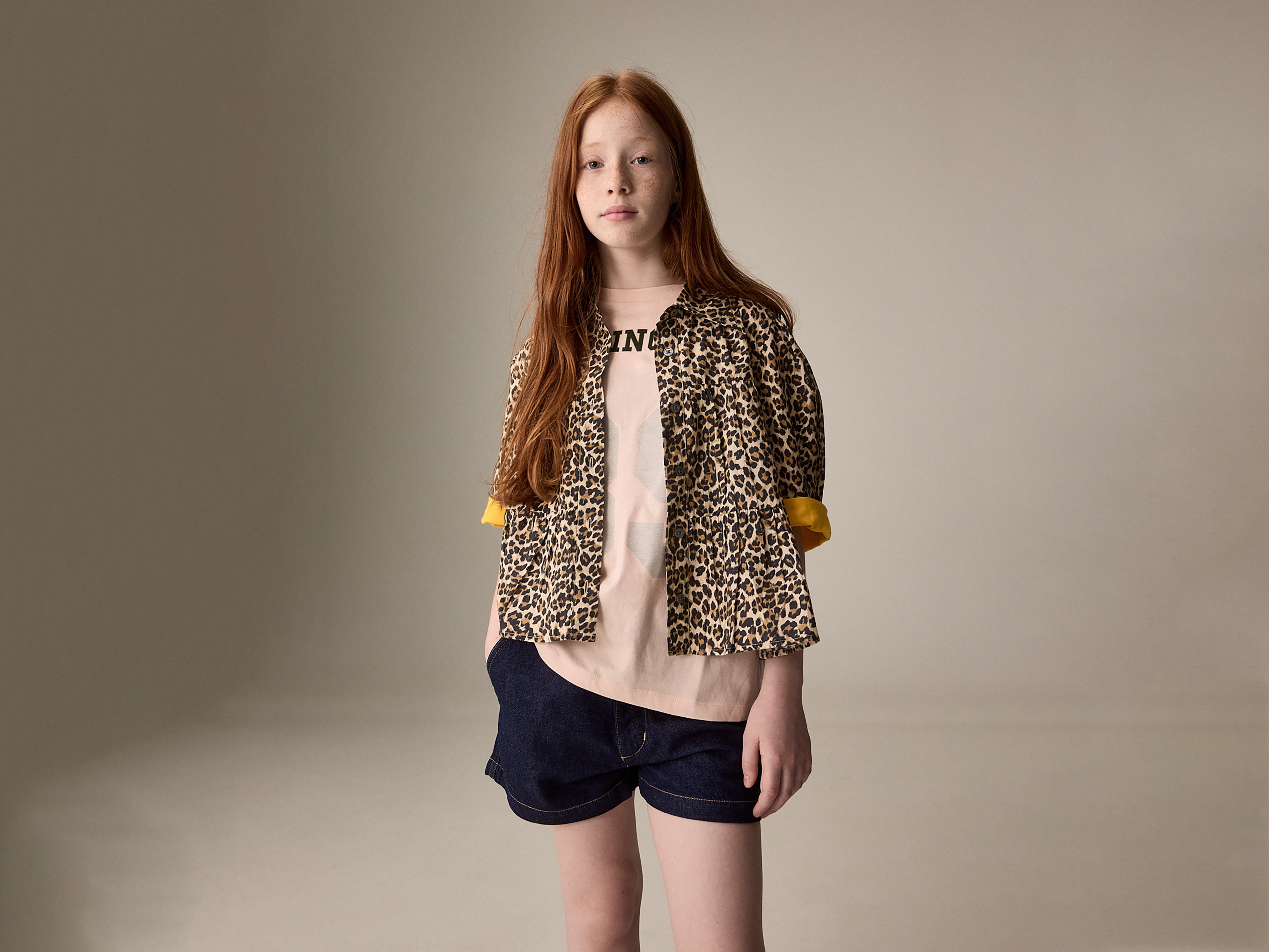 Helo leopard print shirt (261 / G / COMBO A)