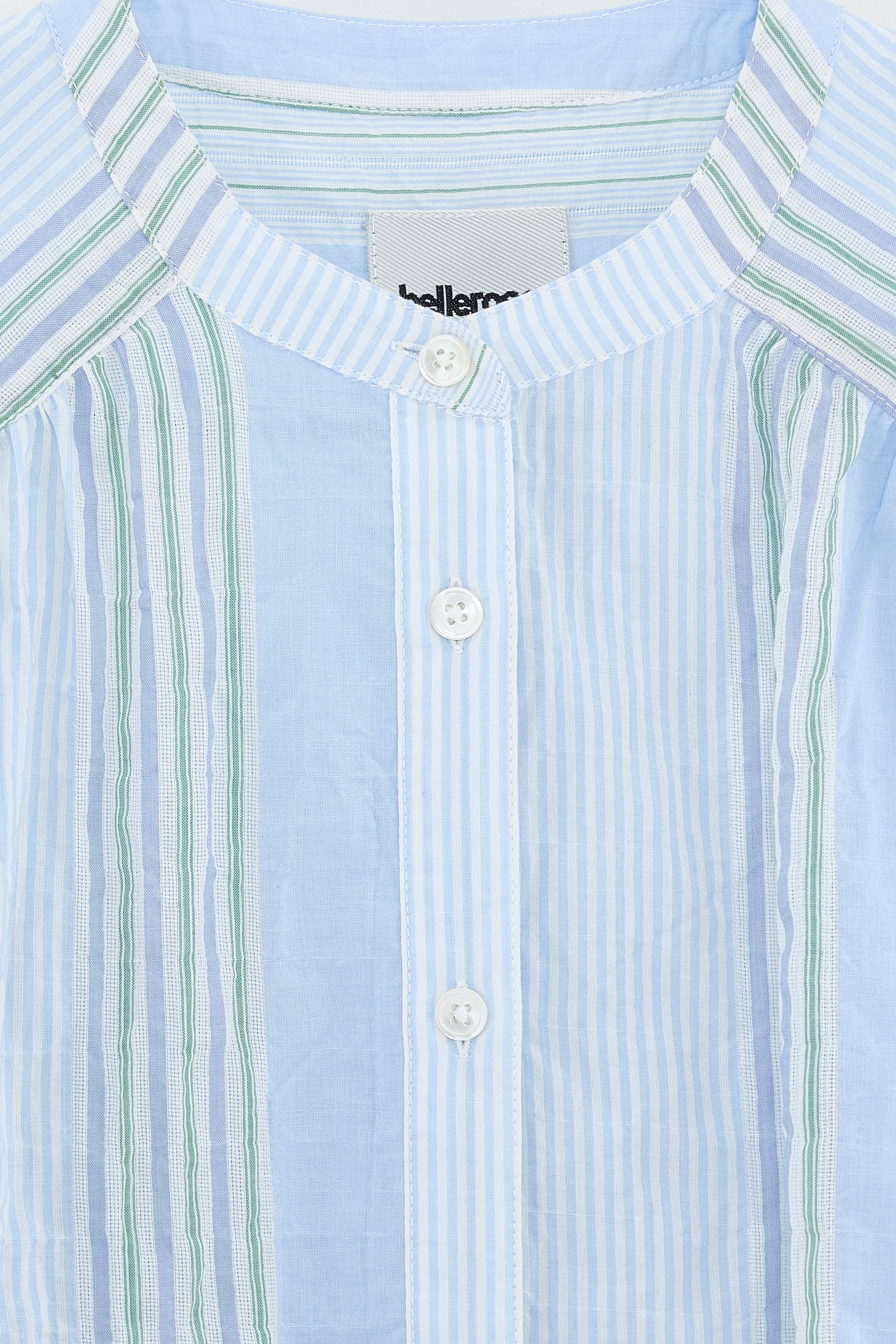 Hopsa short-sleeve blouse (261 / G / STRIPE A)