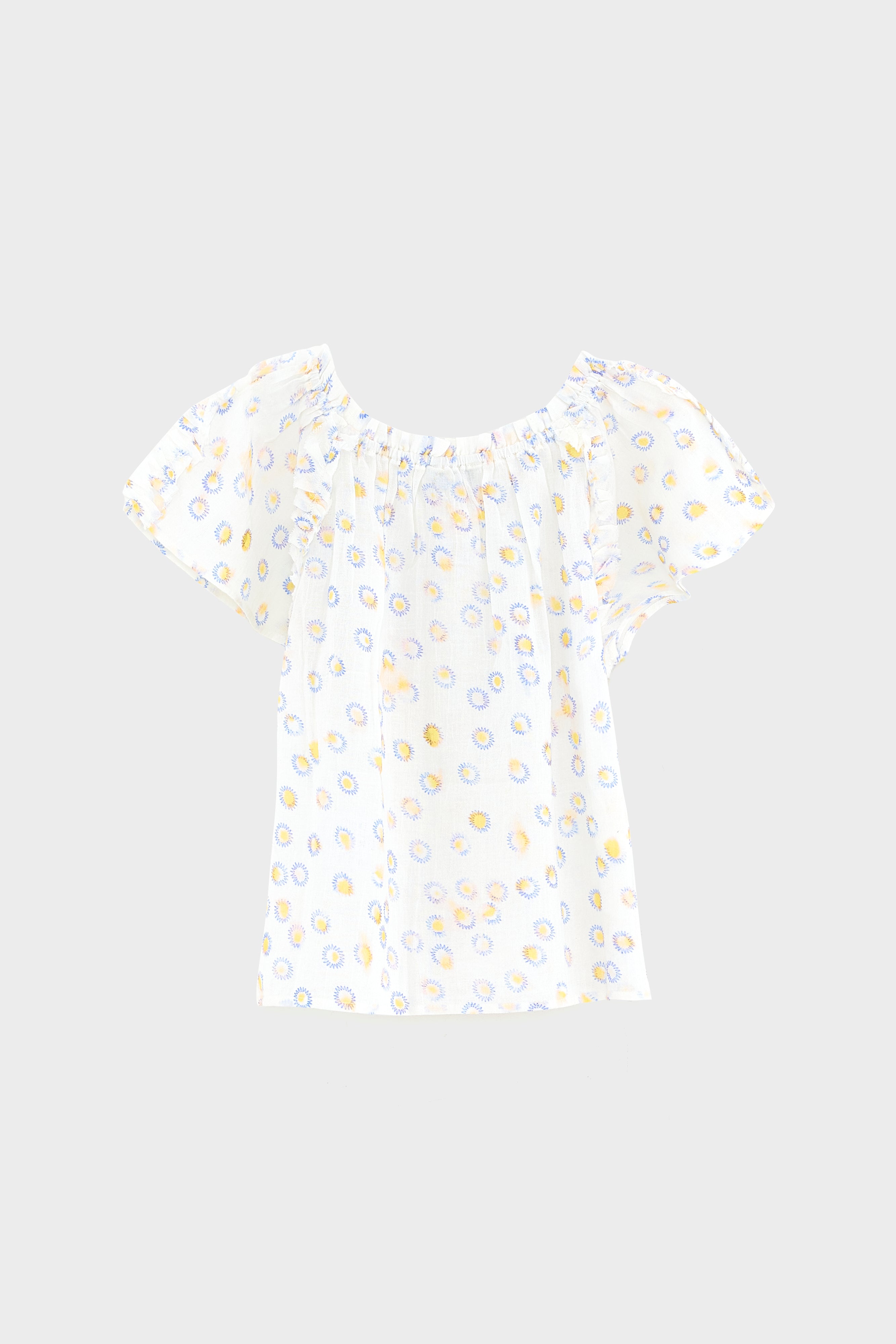 Hiera cropped blouse (261 / G / COMBO A)