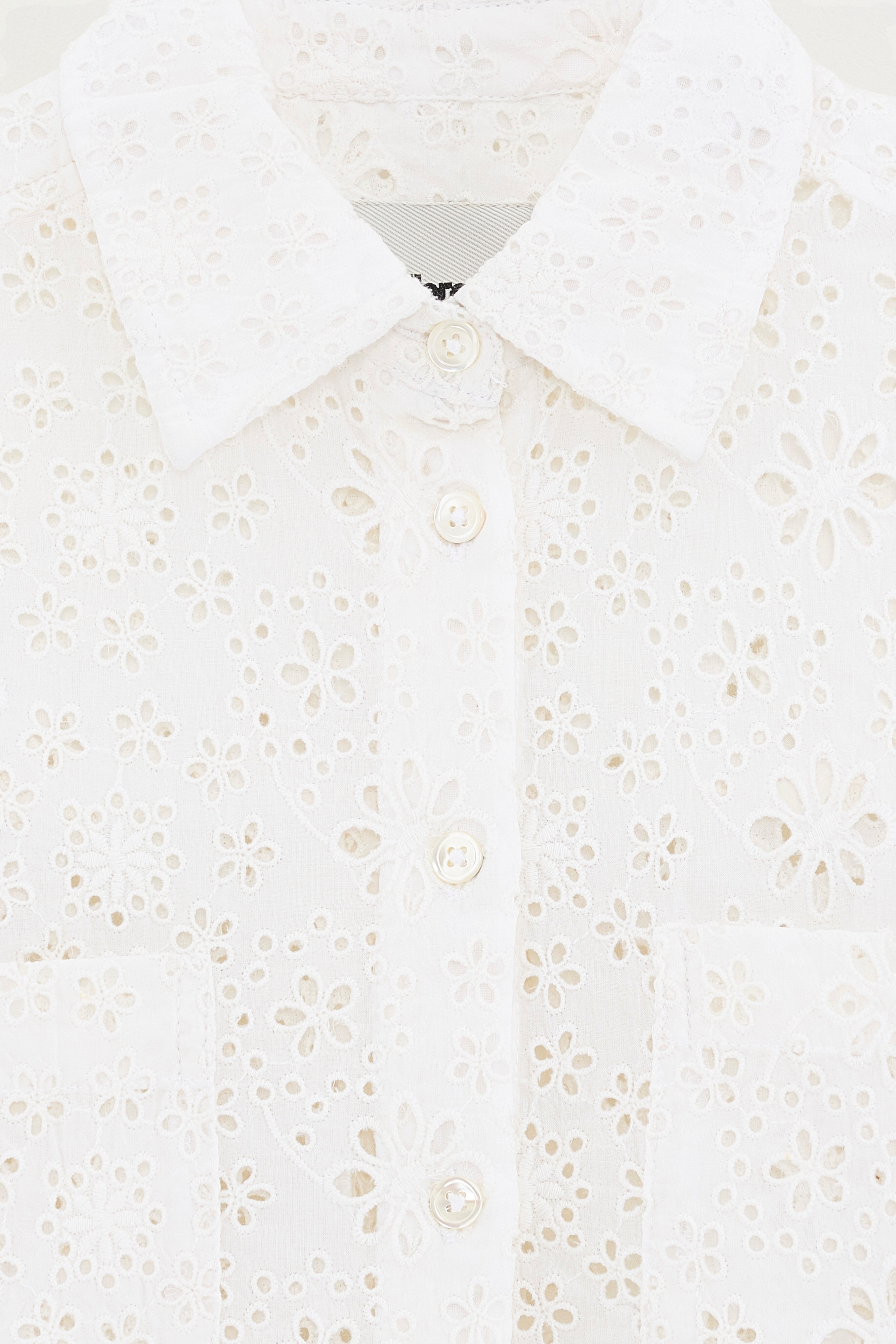 Higgle cropped shirt (261 / G / WHITE)