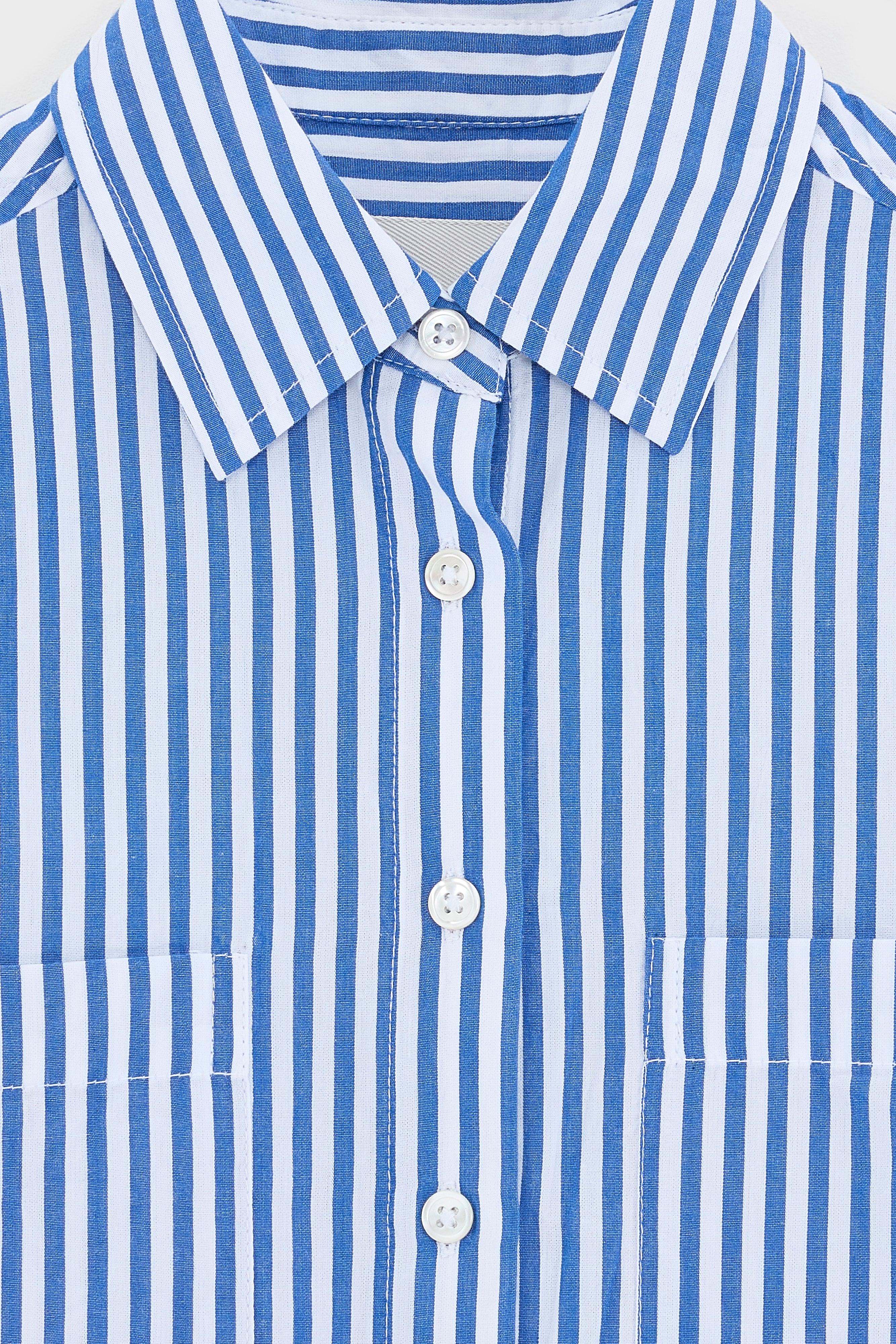 Higgle cropped shirt (261 / G / STRIPE A)