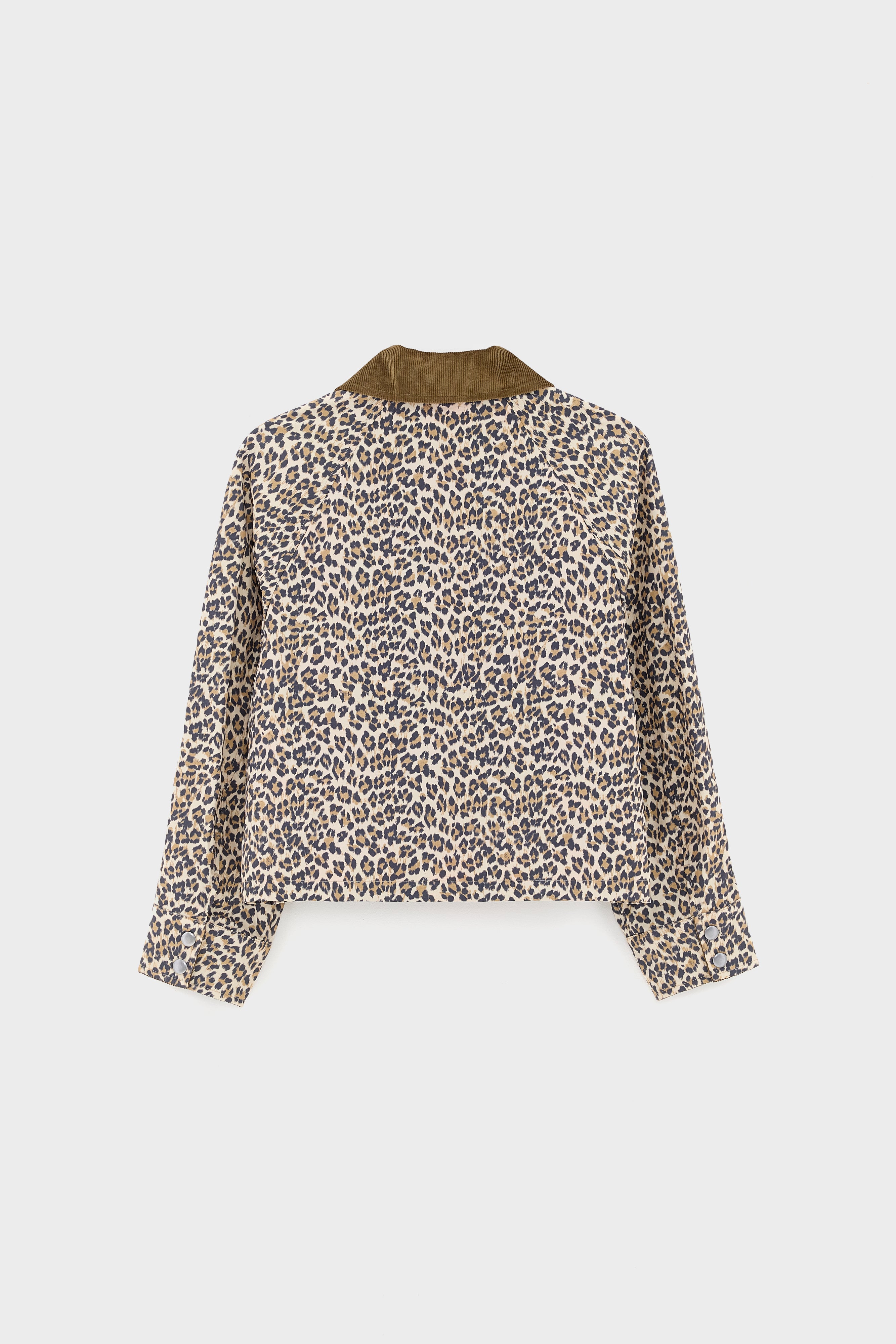 Hack leopard print jacket (261 / G / COMBO A)