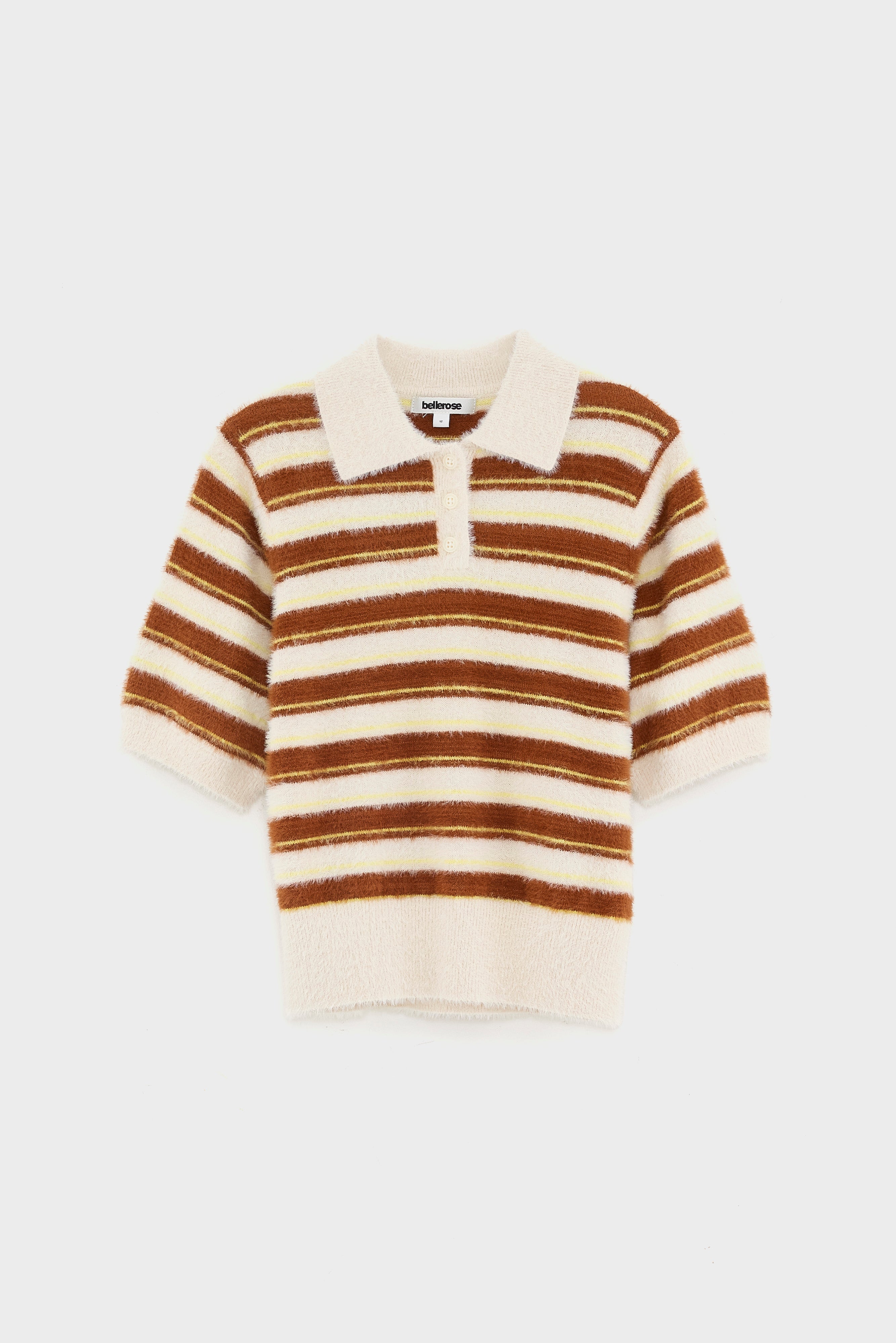 Golle knitted polo (261 / G / STRIPE B)