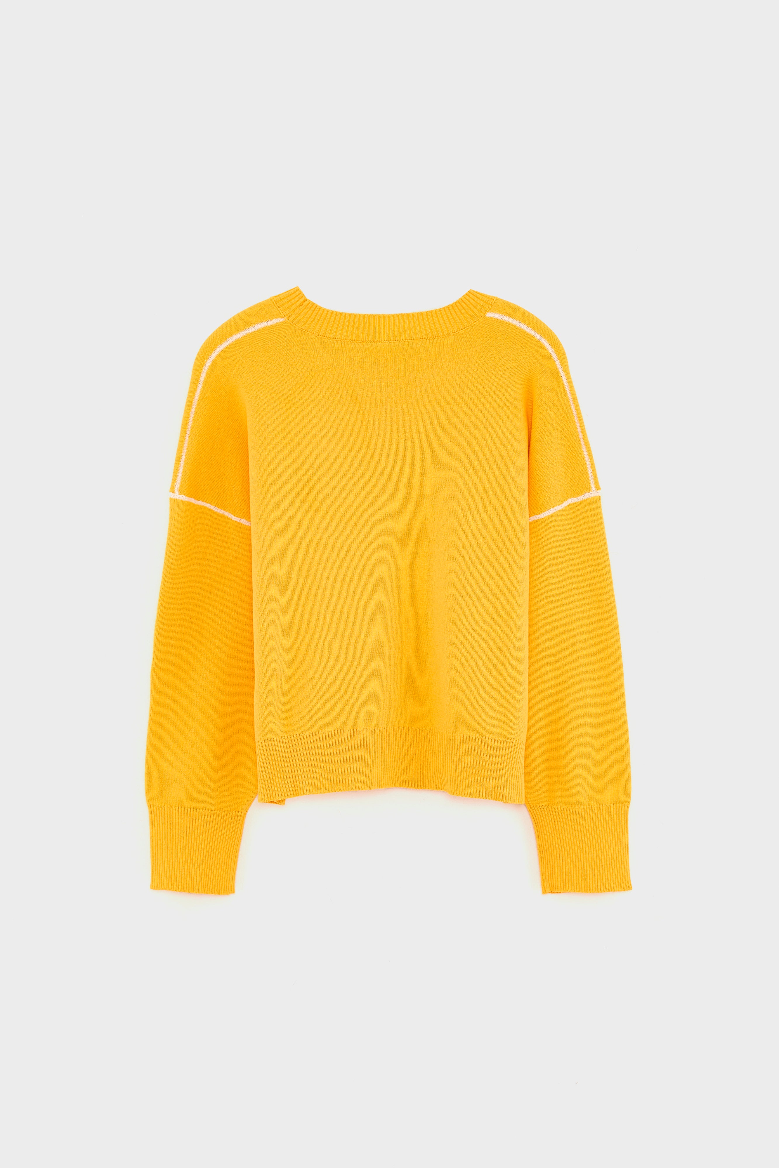 Angox crewneck sweater (261 / G / GIRASOLE)