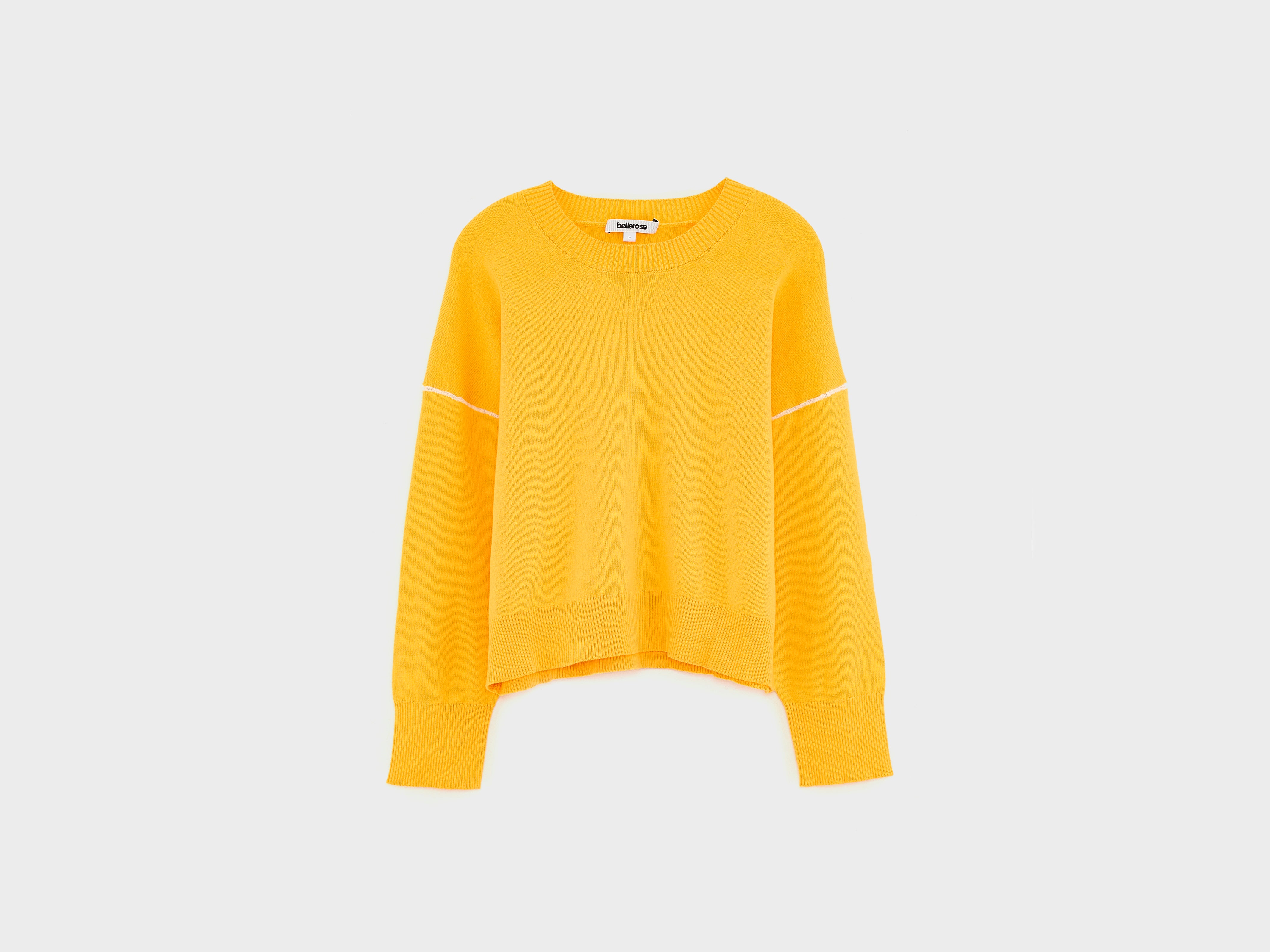 Angox crewneck sweater (261 / G / GIRASOLE)