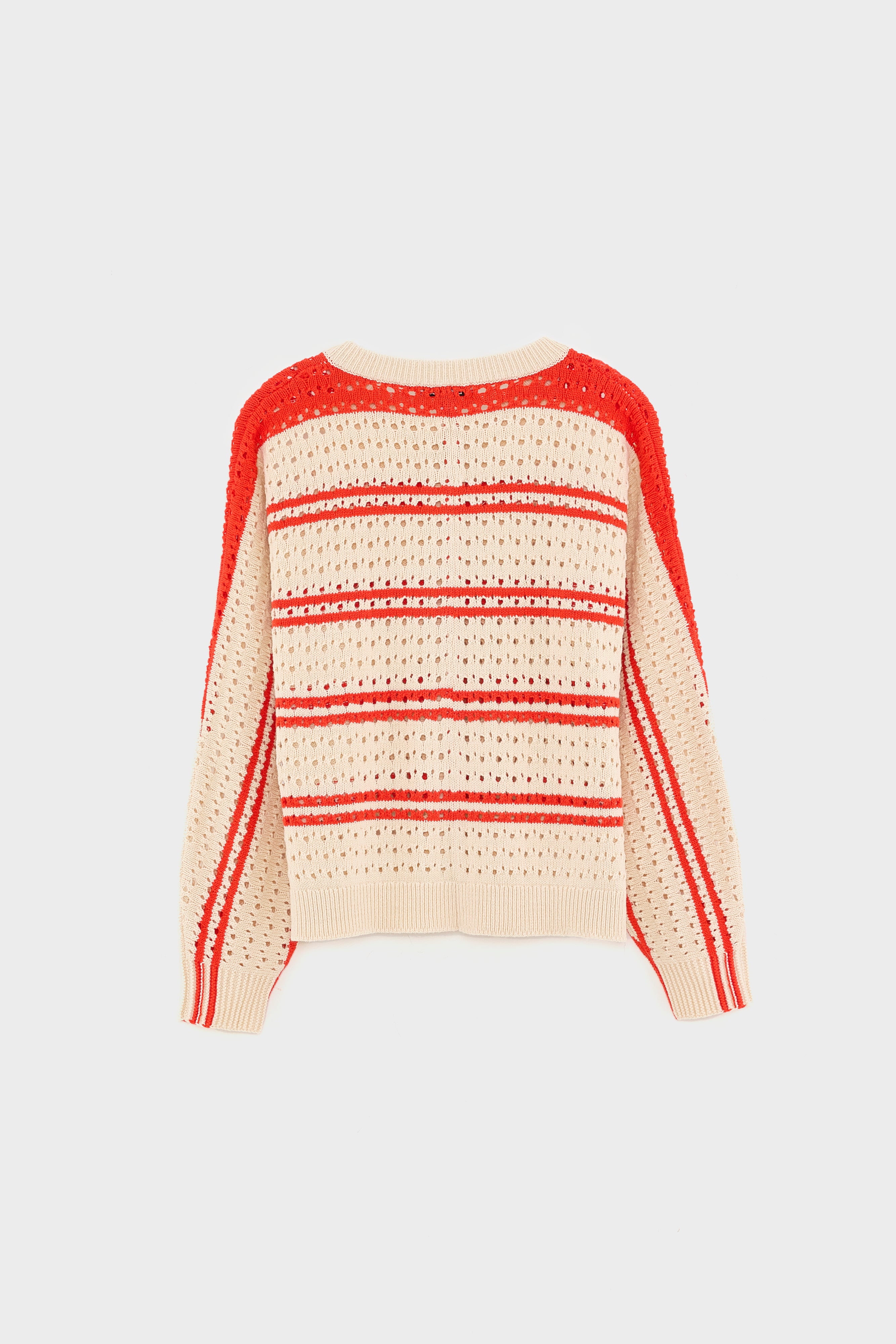 Gelta relaxed cardigan (261 / G / STRIPE A)
