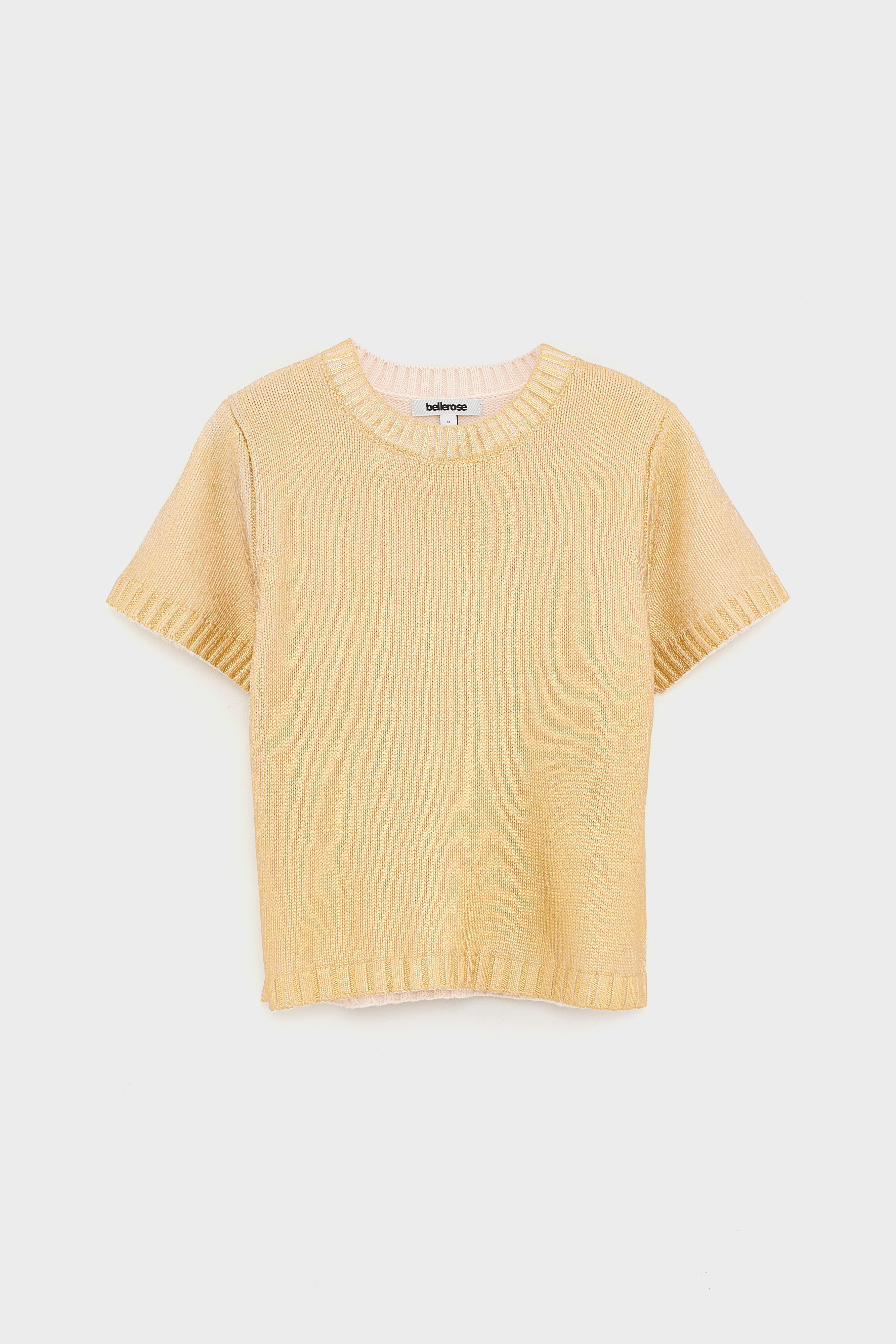 Arat short-sleeve sweater (261 / G / GOLD)
