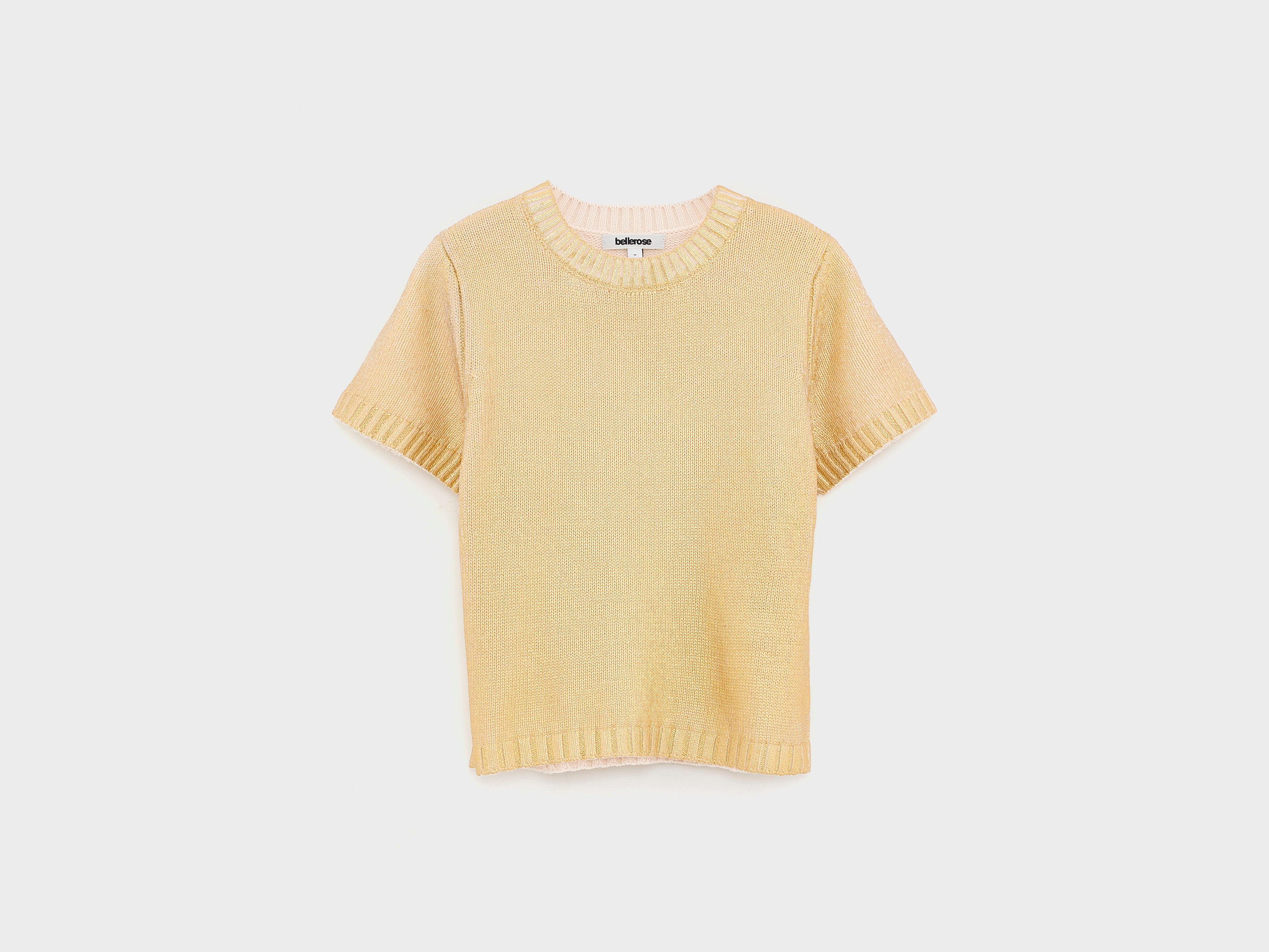 Arat short-sleeve sweater (261 / G / GOLD)