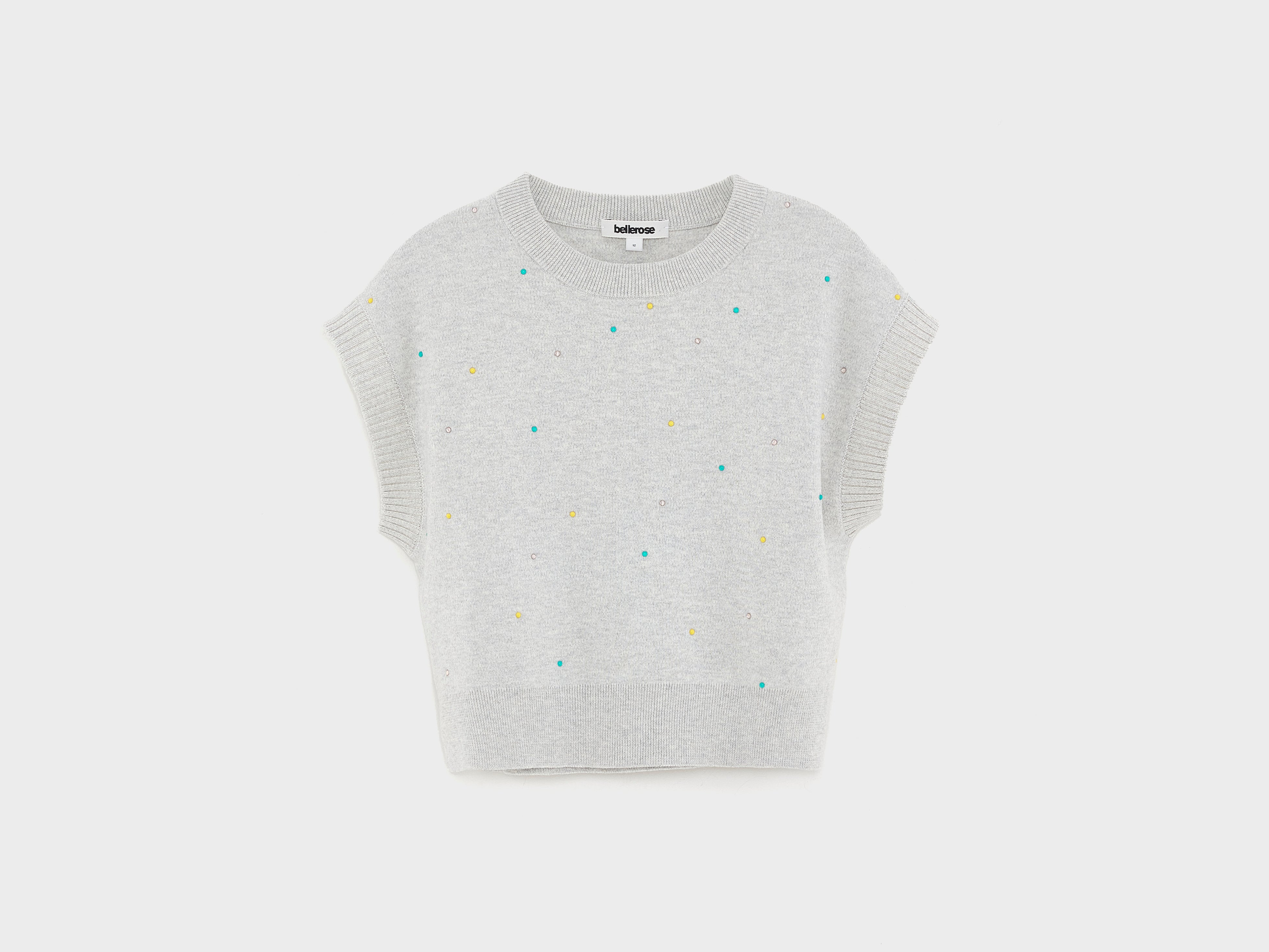 Anguy mouwloze sweater (261 / G / OYSTER)