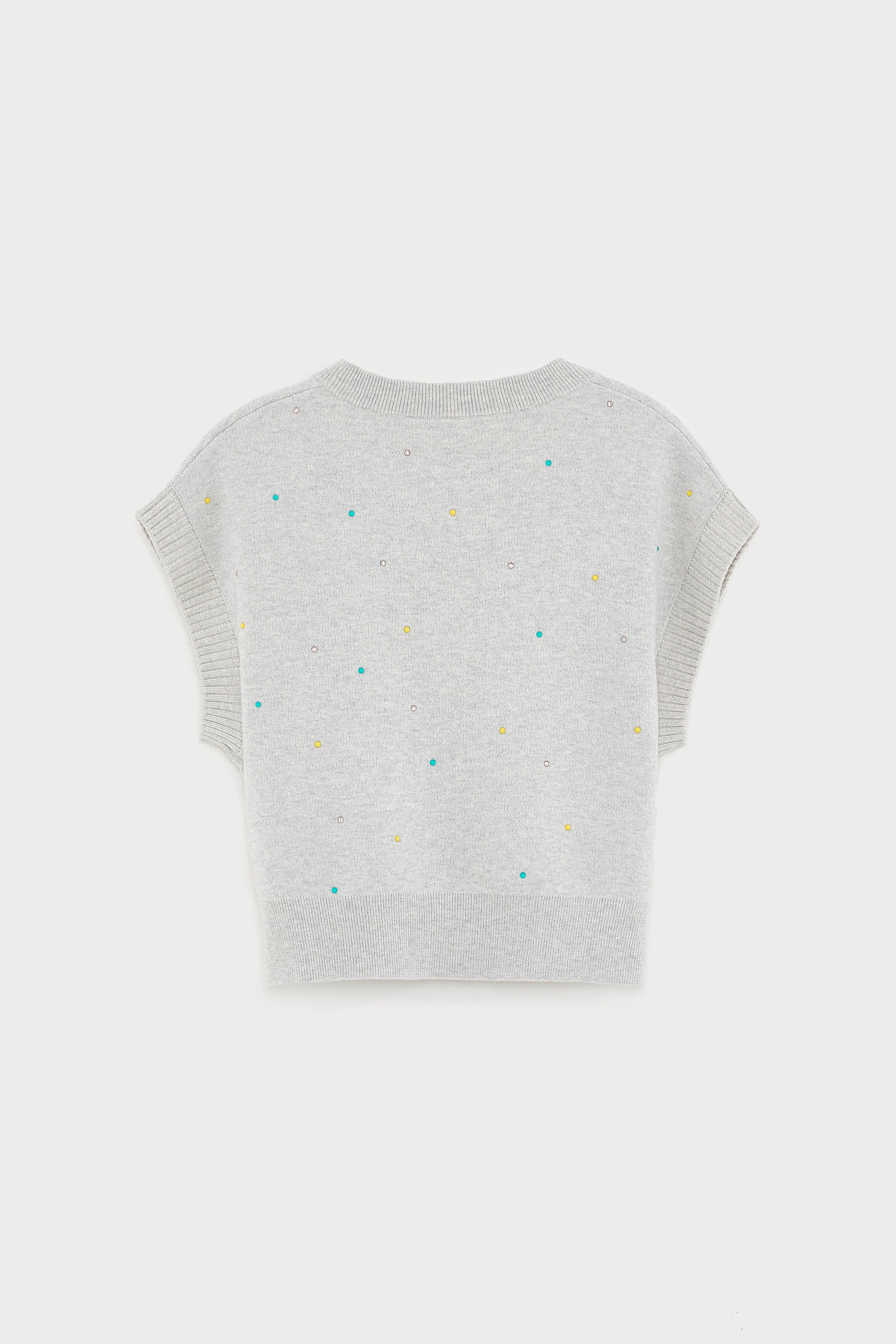 Anguy mouwloze sweater (261 / G / OYSTER)