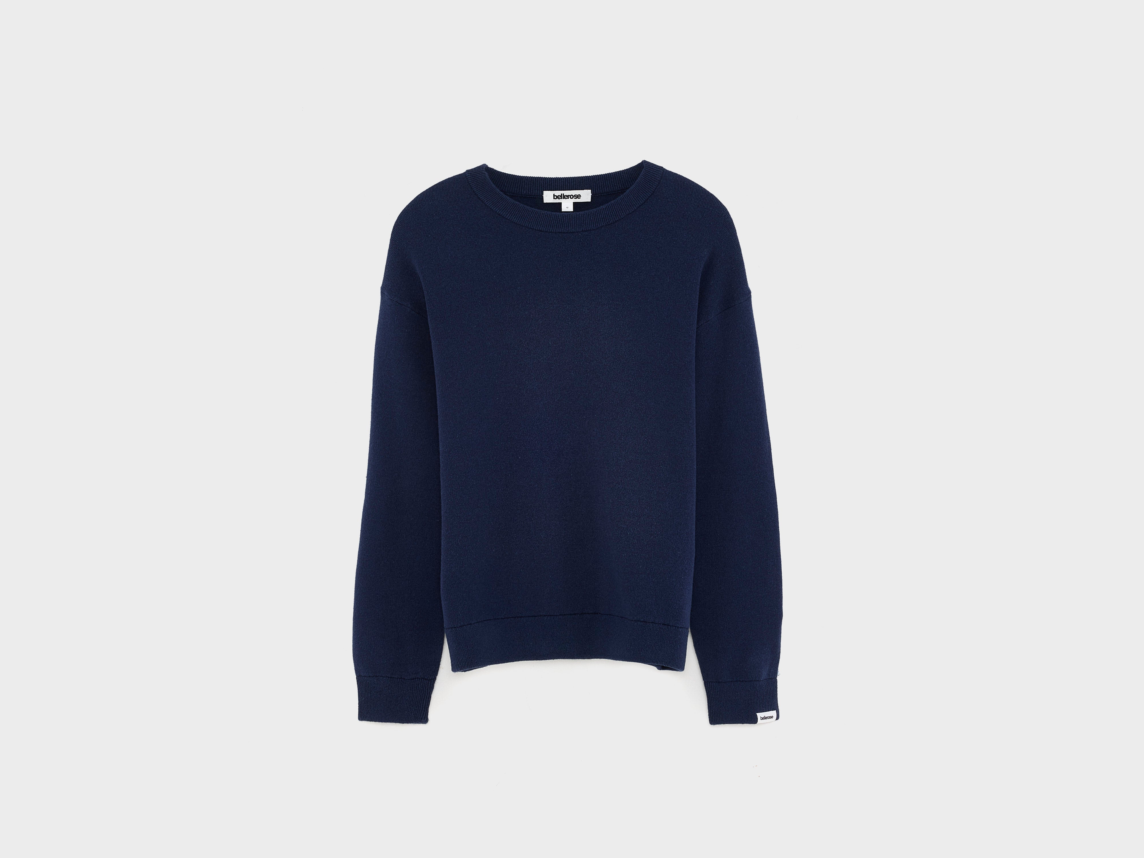 Angbo crewneck sweater (261 / B / DARK NAVY)