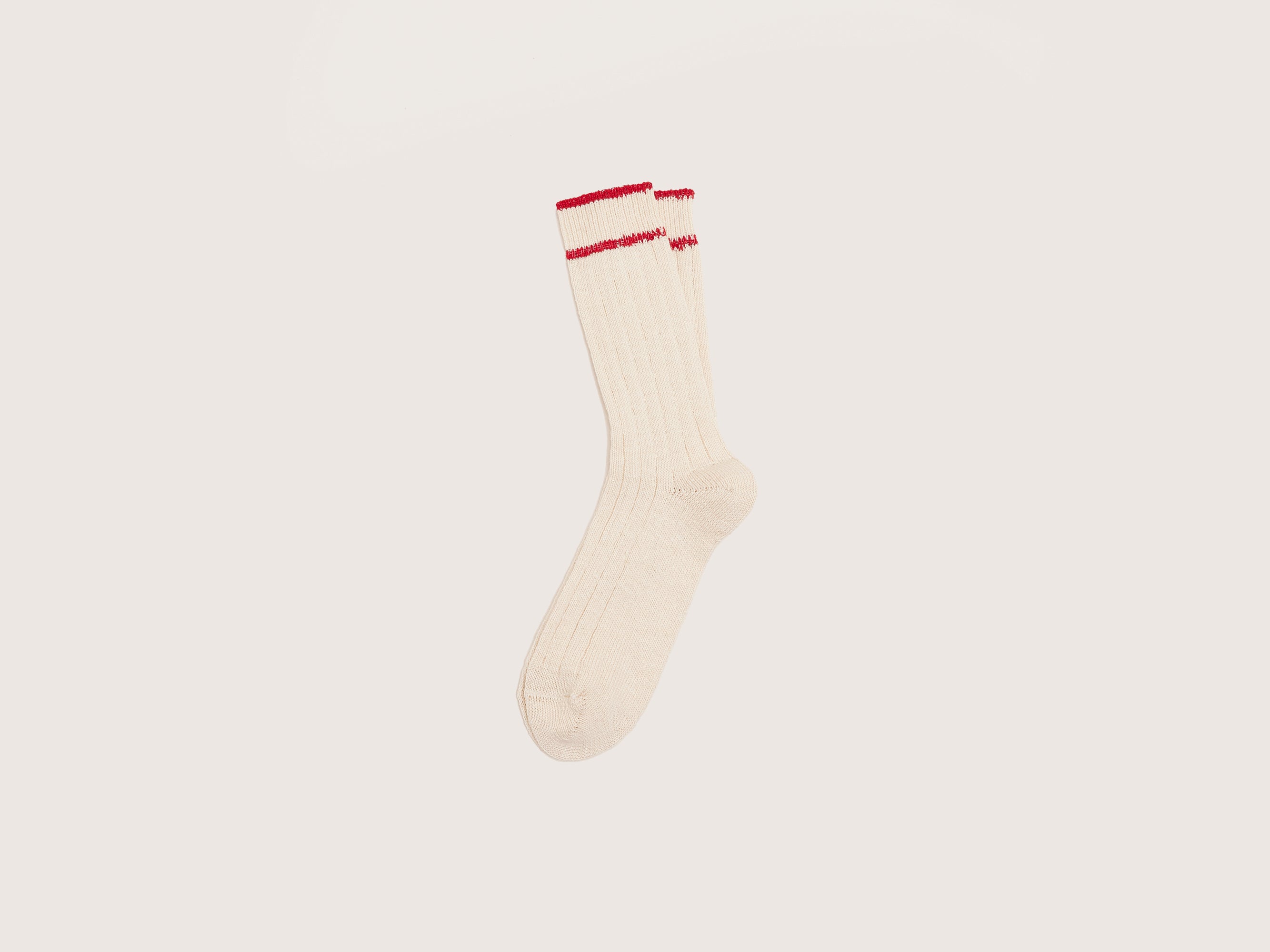 Bino ribbed socks (251 / M / ECARLATE)